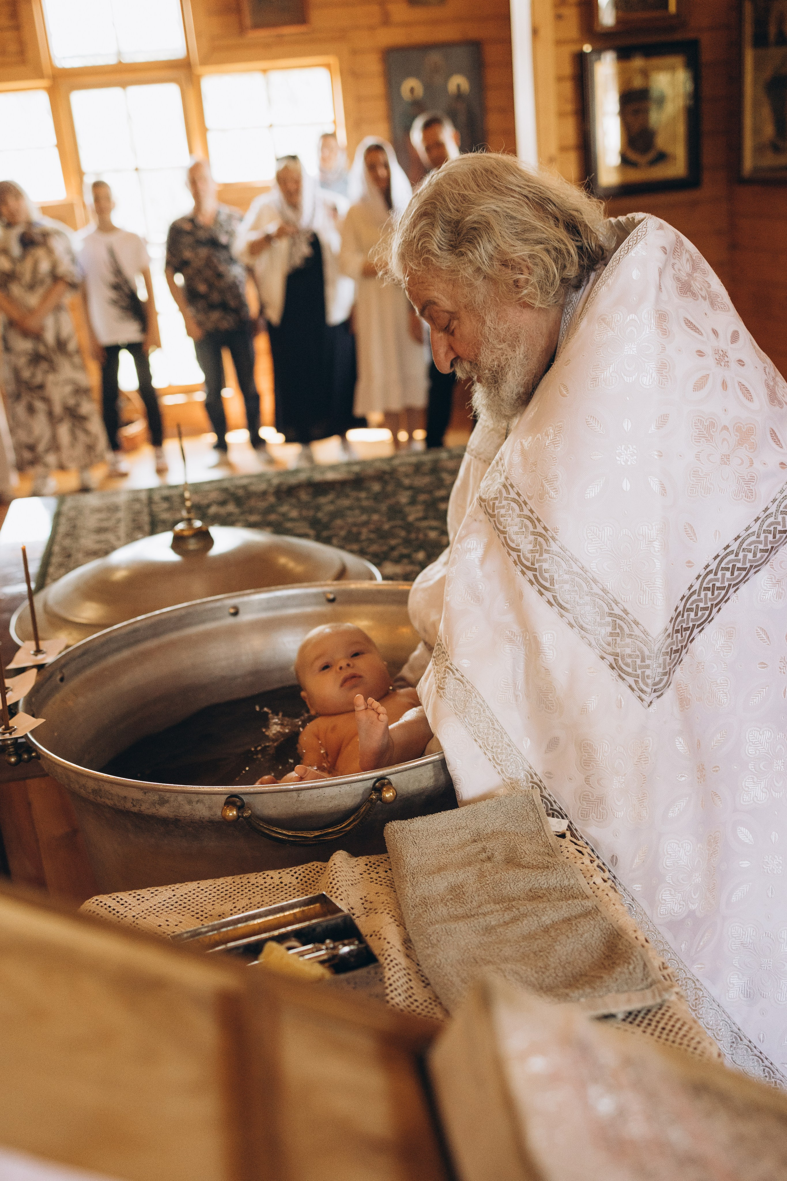 Крещение Егора. Семейный фотограф в Москве Виктория Ястребинская