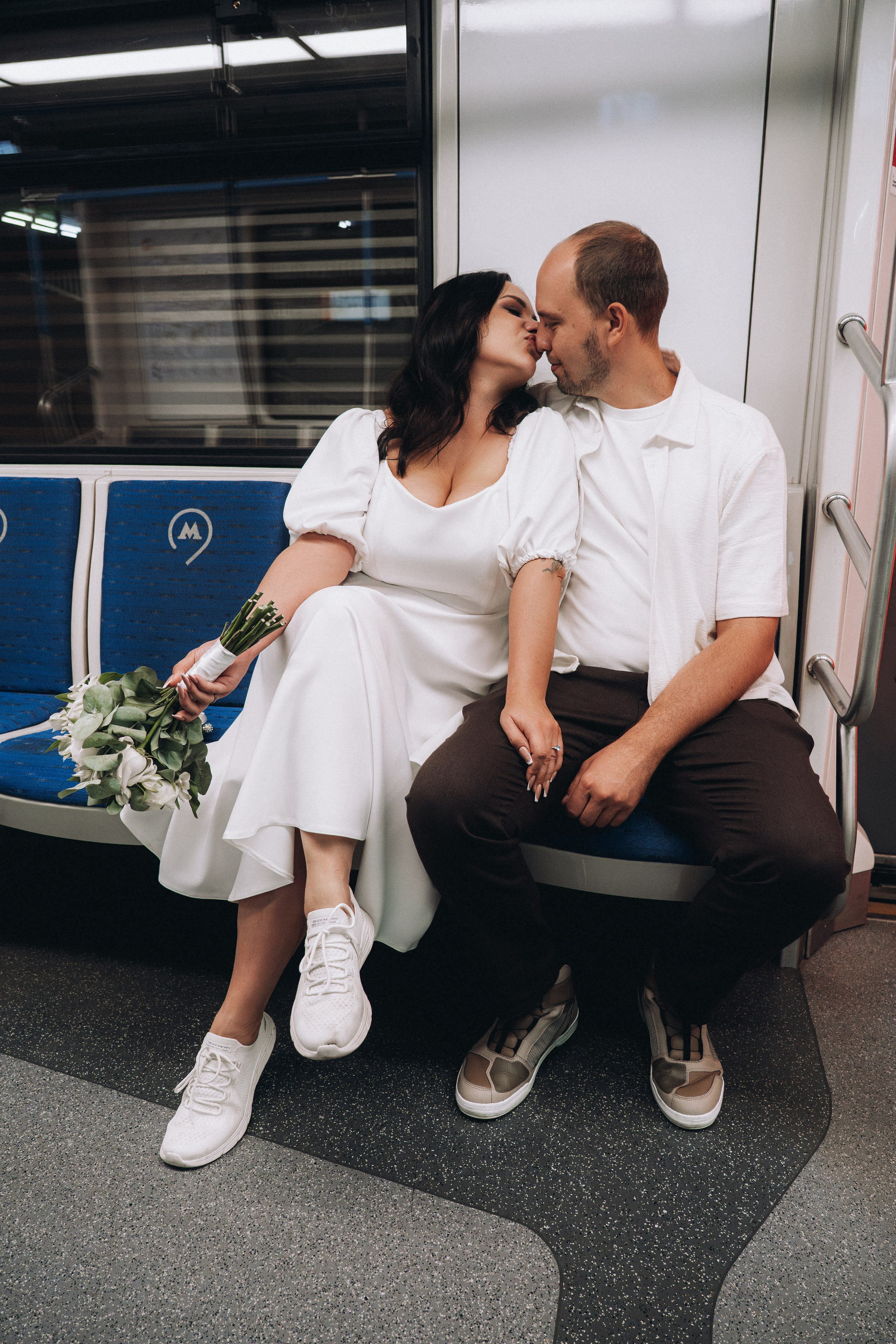Wedding day / Метрополитен. Репортажный фотограф в Москве Легкая Софья