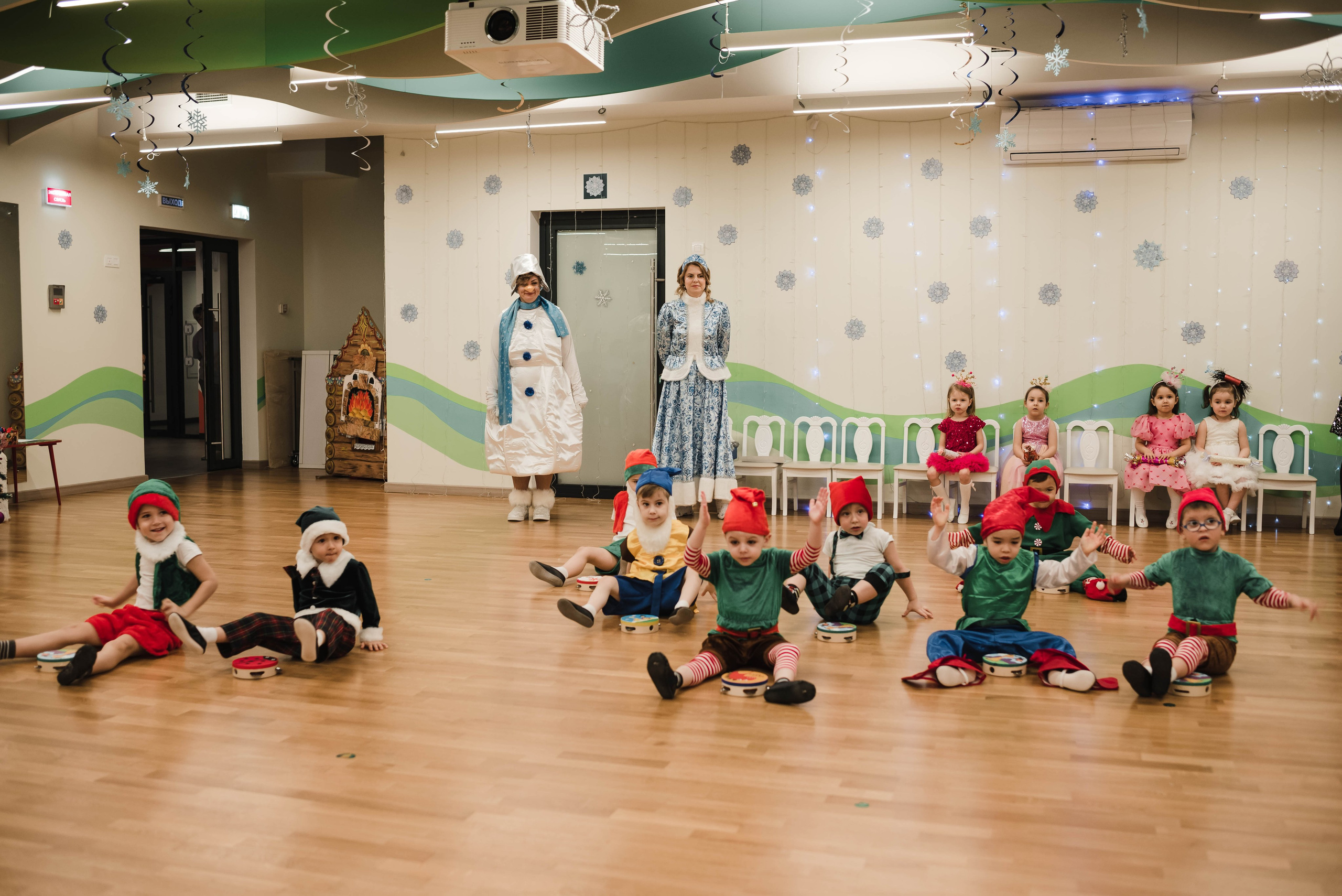 Детский садик Новый год. Фотограф в Москве новорожденные свадьбы семьи Дарья Ларионова