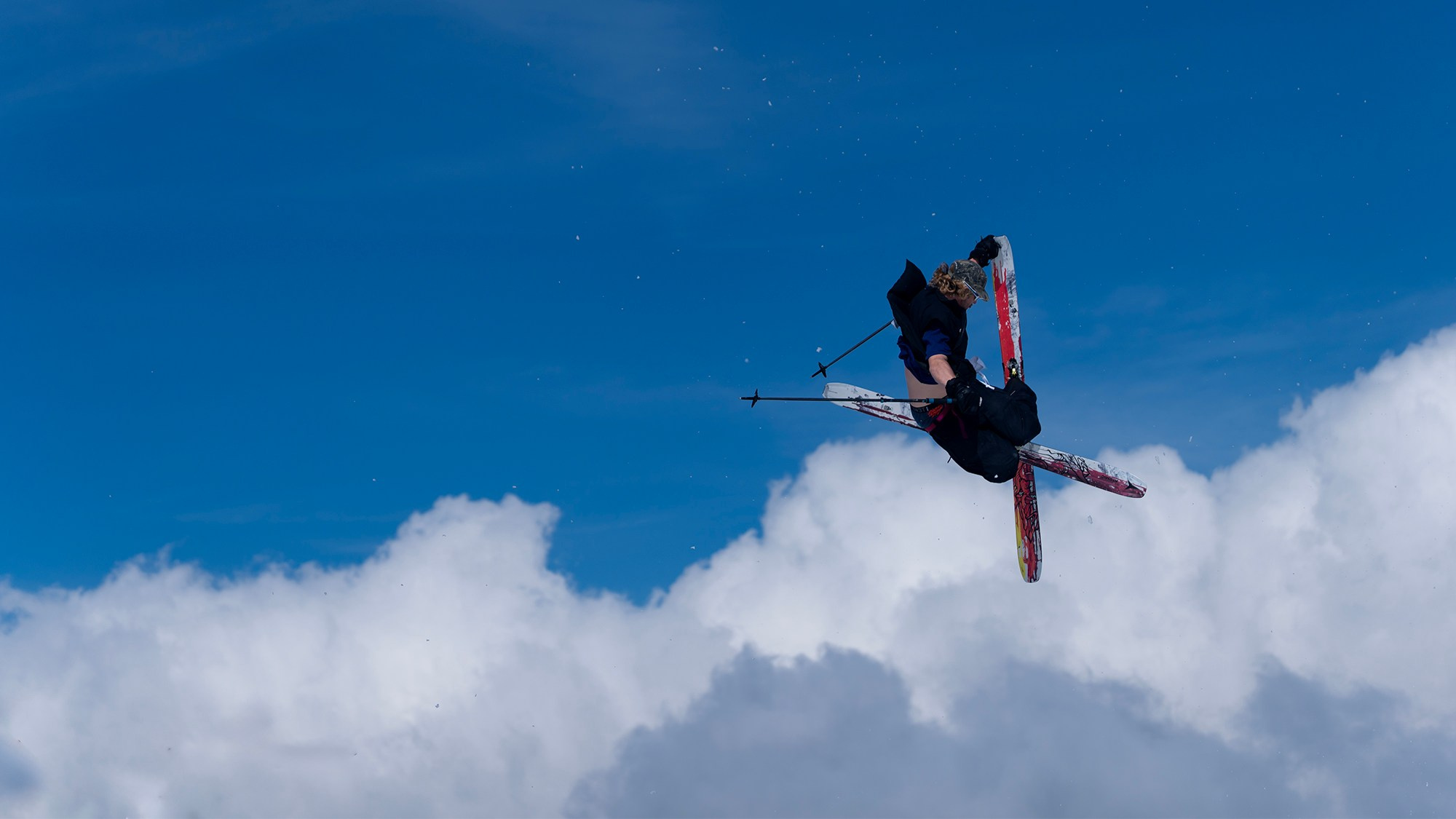 Лыжник в небесах