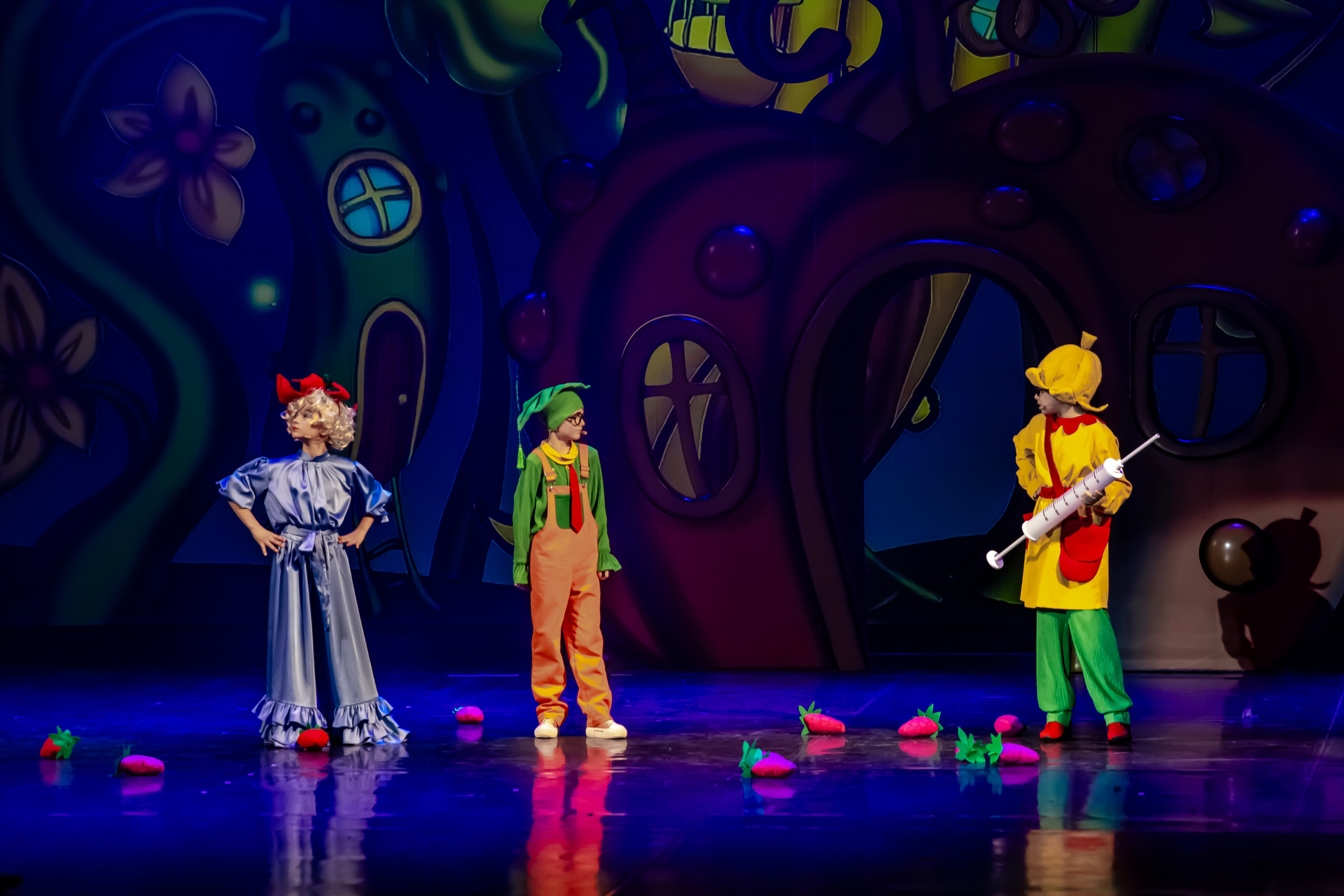 Мюзикл «Незнайка в царстве малюток» премьера Сочи солнышки и Сочи Соло. Фотограф в Сочи Юрий Шептаев