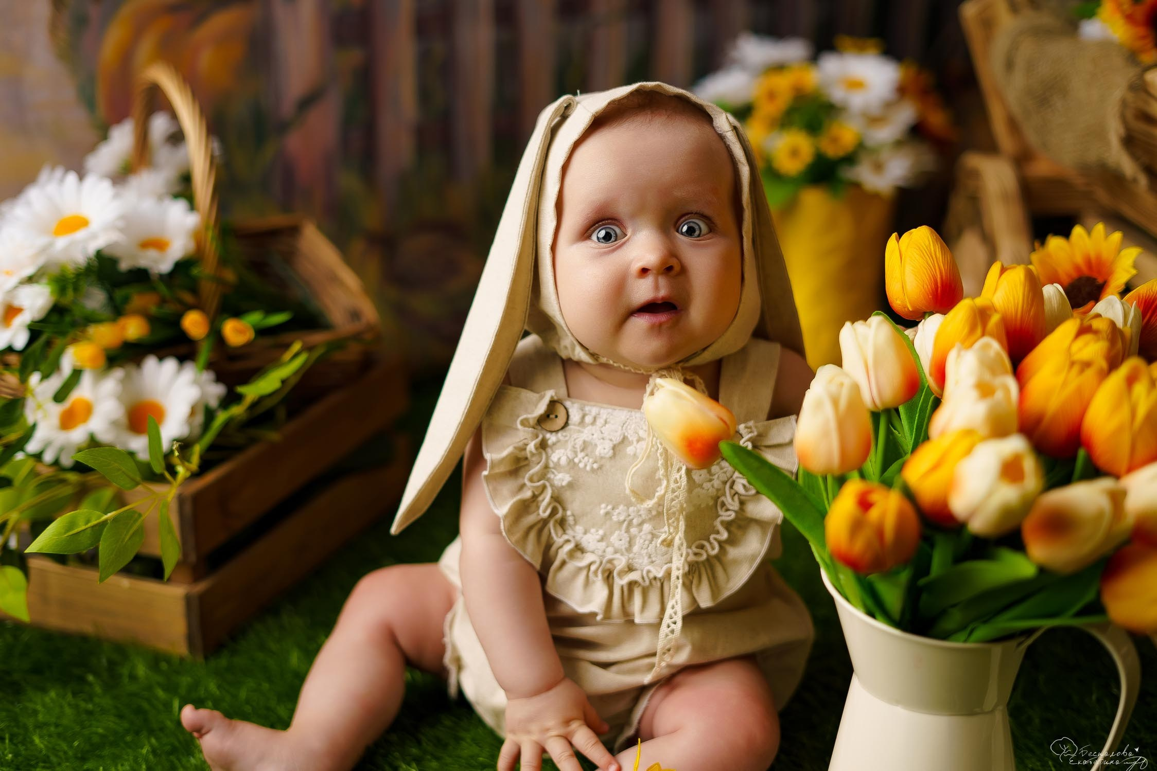 Садовники. Фотограф новорожденных в г. Павлово Беспалова Екатерина