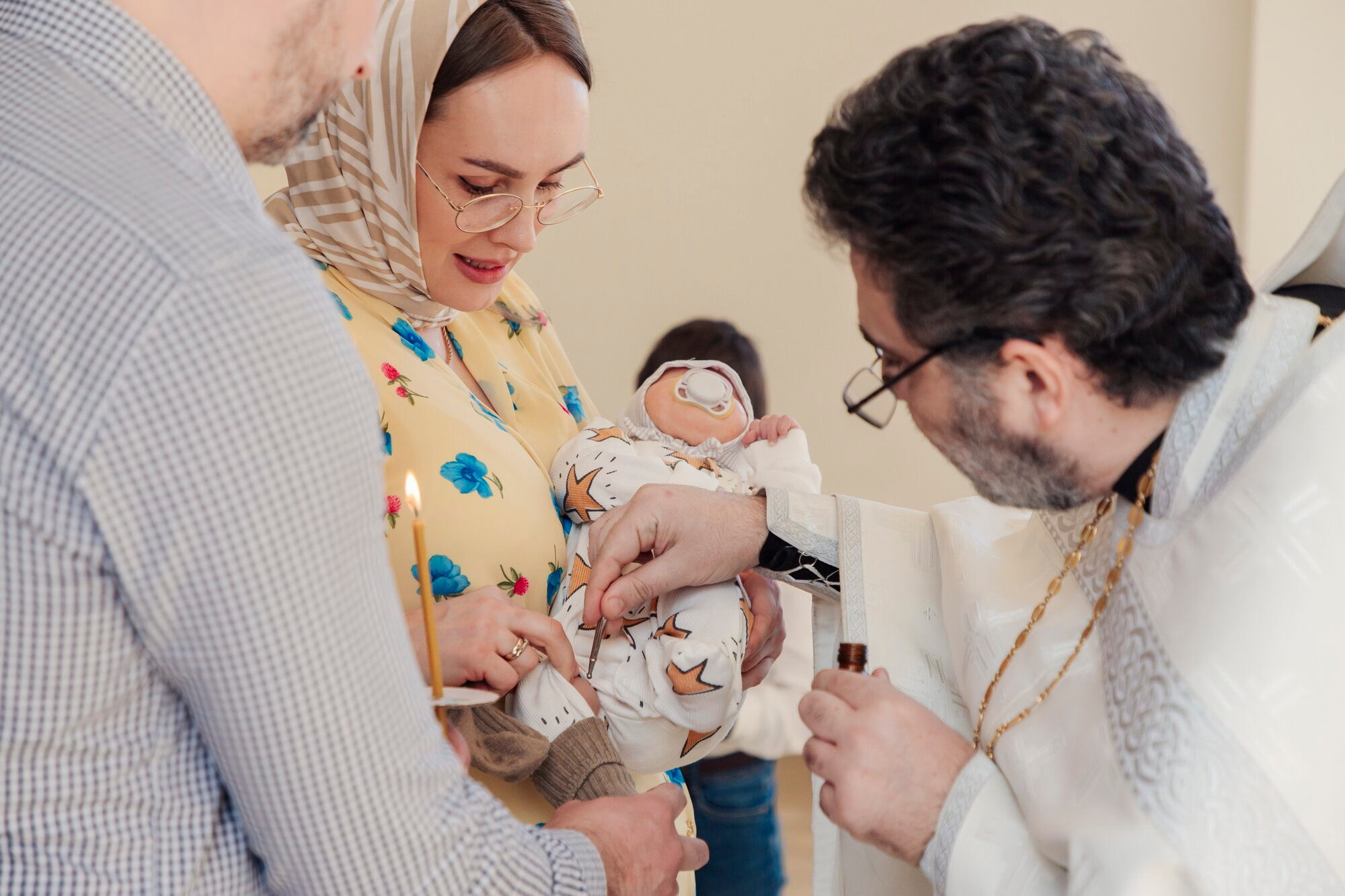 Крещение Храм святой великомученицы Варвары. Фотограф на крещение в Санкт Петербурге