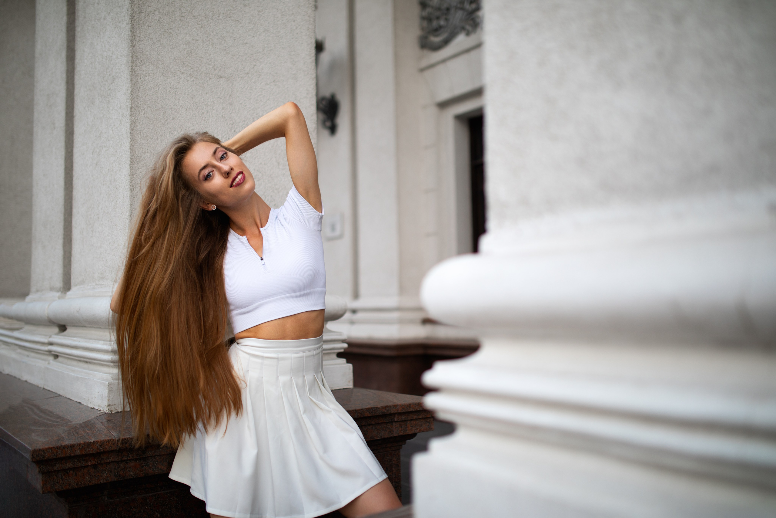 Прогулочный фотосет с Викторией на улицах Воронежа для «себя»