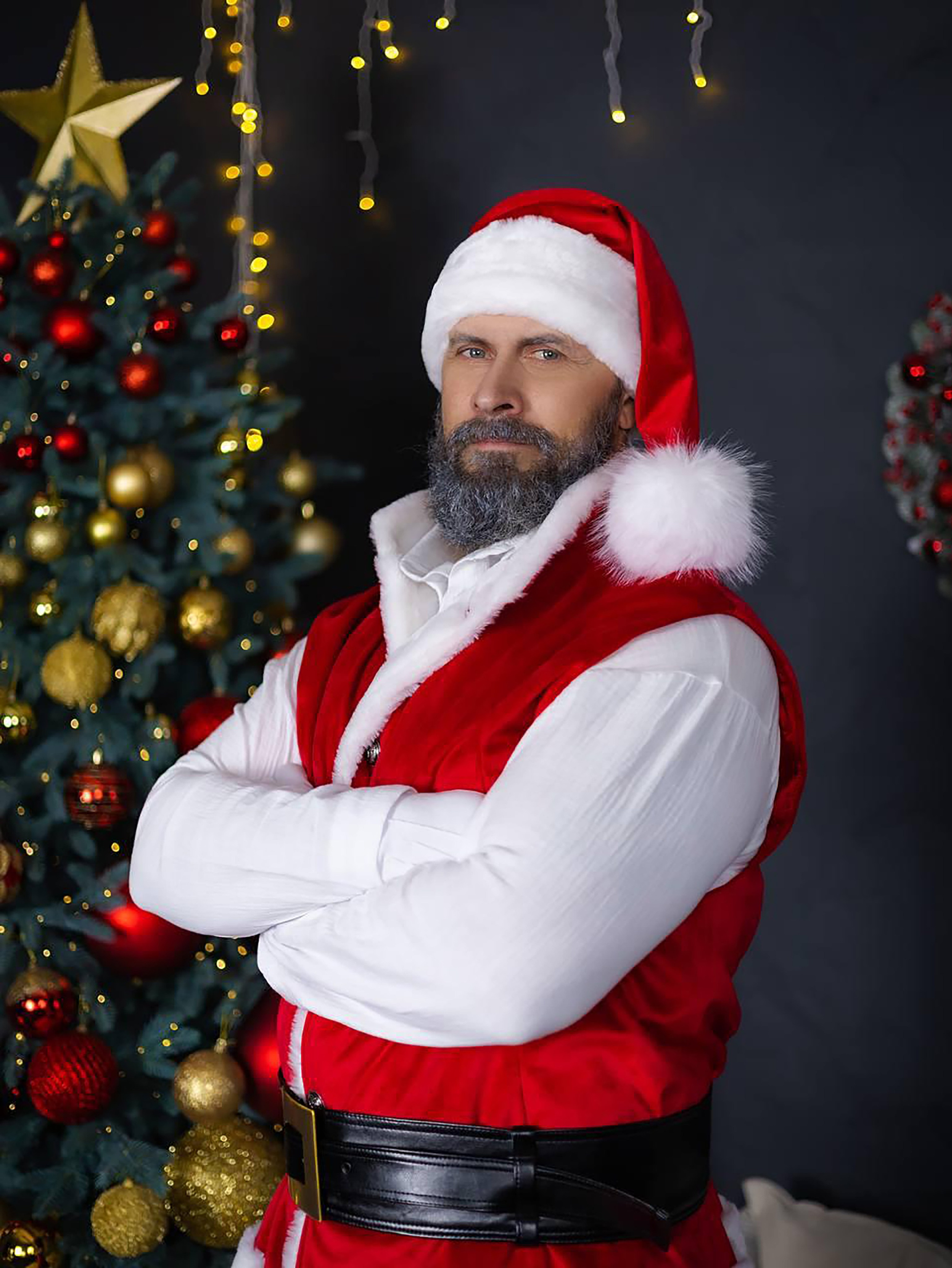 Примерные фотографии для фотопроекта «Новый год с Сантой». Семейный и детский фотограф в Краснодаре Анна Трашкова