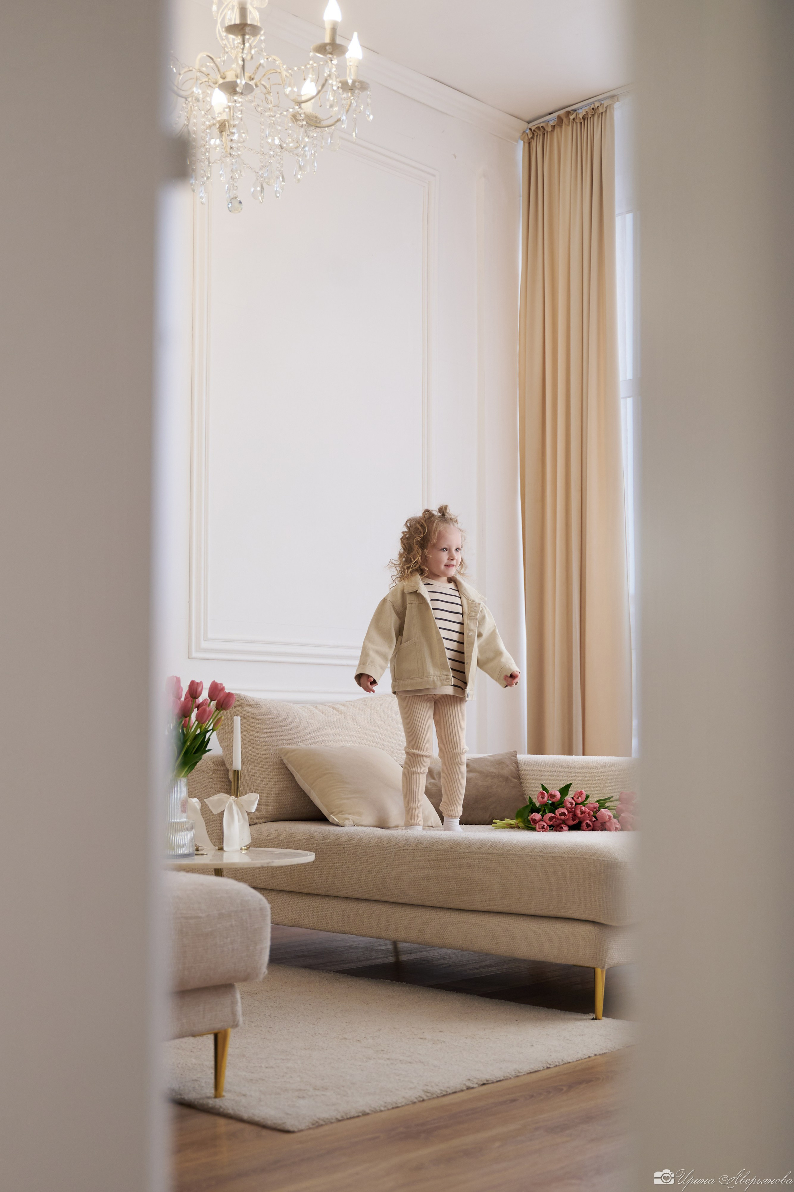 Детская фотосессия с тюльпанами. Фотограф в Ульяновске Ирина Аверьянова