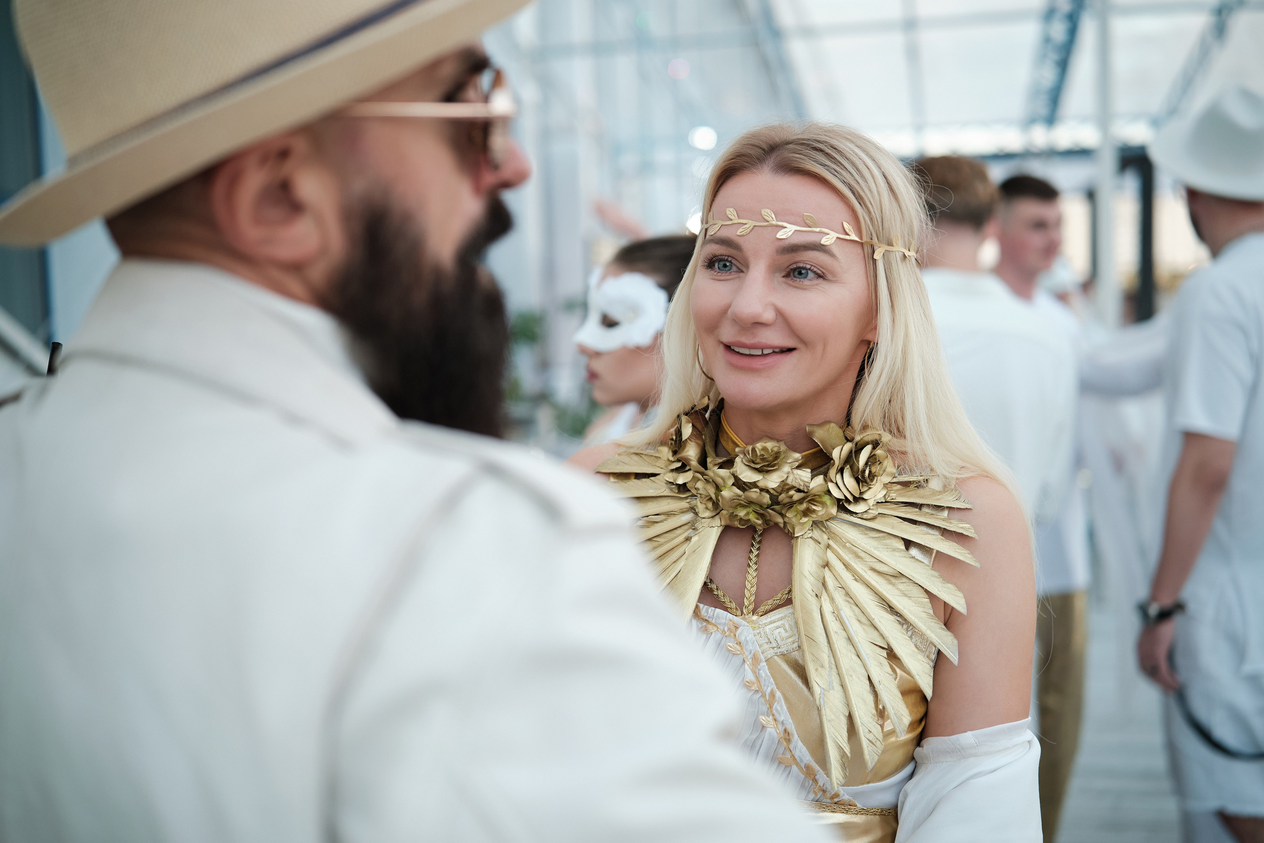 Burning Man на террасе White Point. Репортажный фотограф Дмитрий Литвинский. Минск, Беларусь, мир