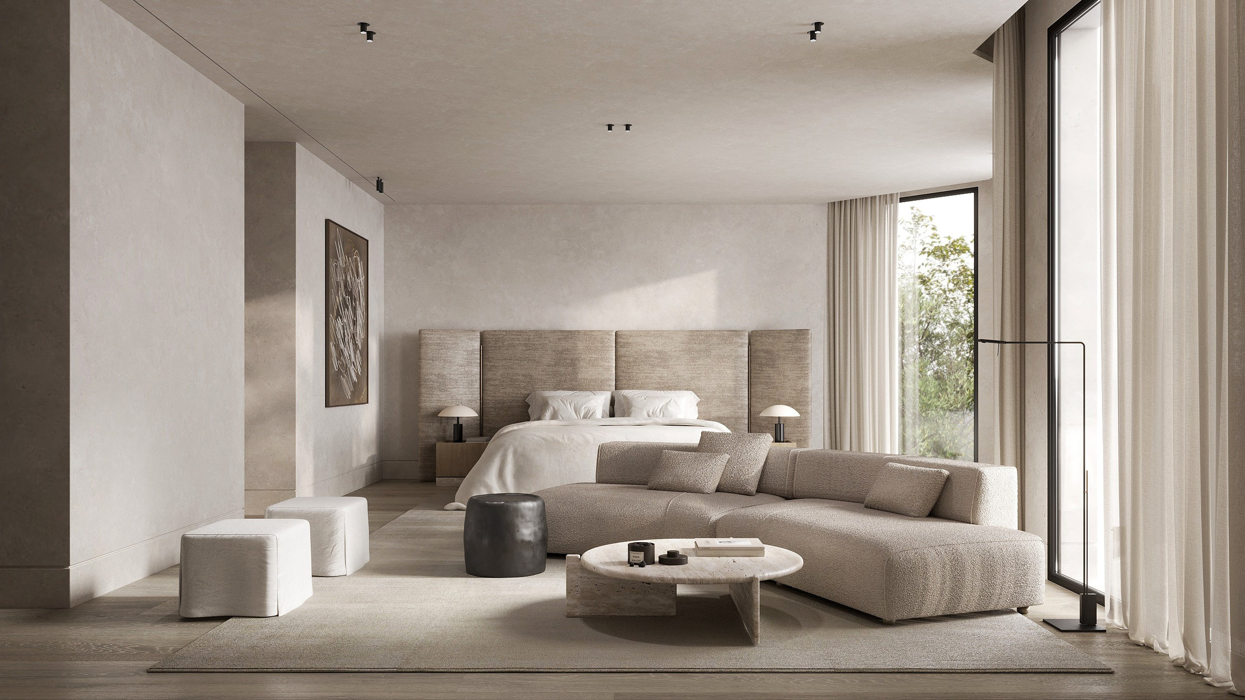 Villa C-34. Interior visualization