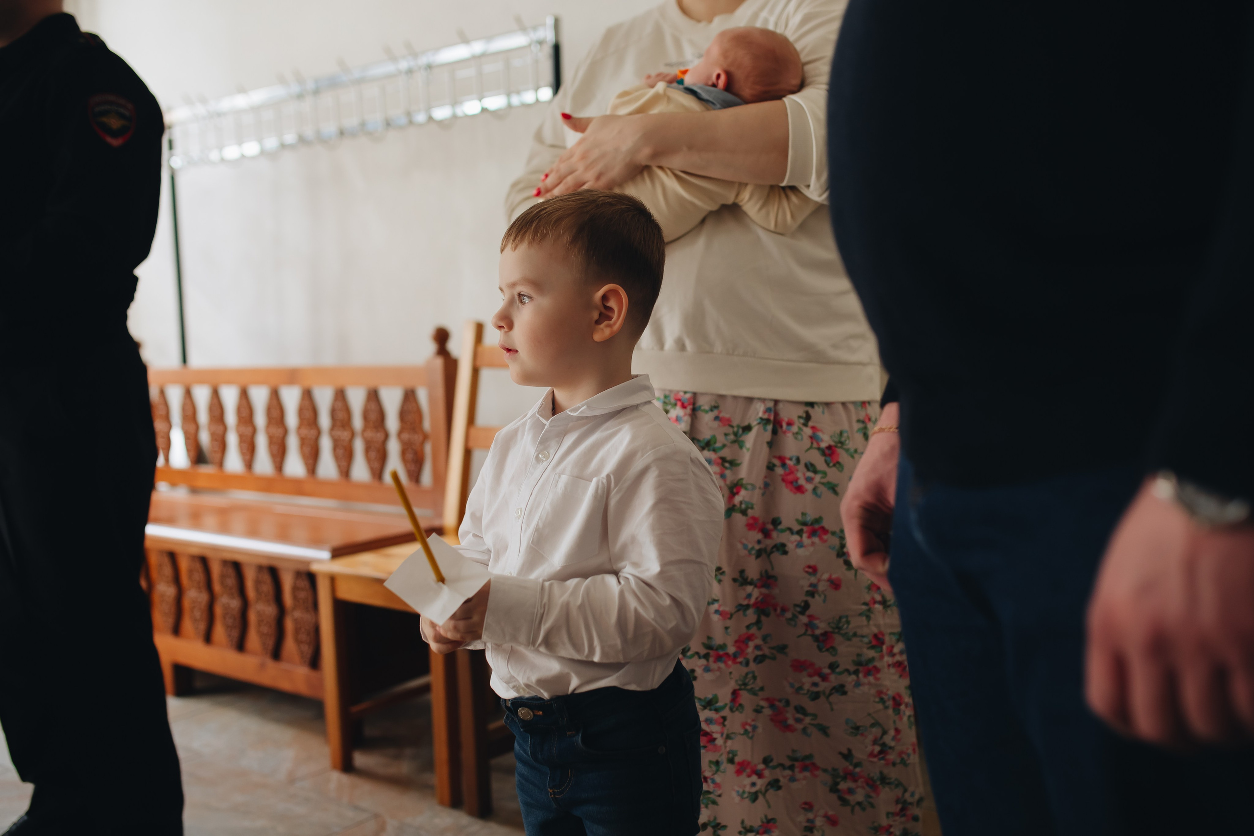 Крещение в светлом Храме. Семейный и детский фотограф в Москве Дорогова Екатерина