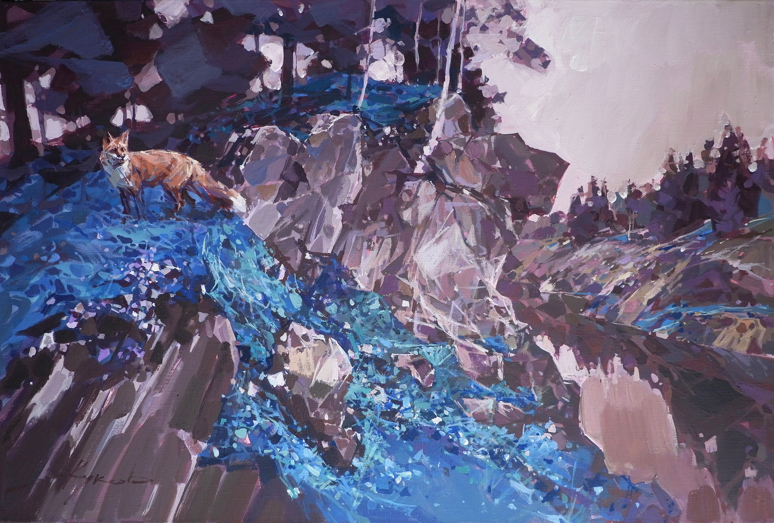 Свежий воздух. Художник Денис Куксов