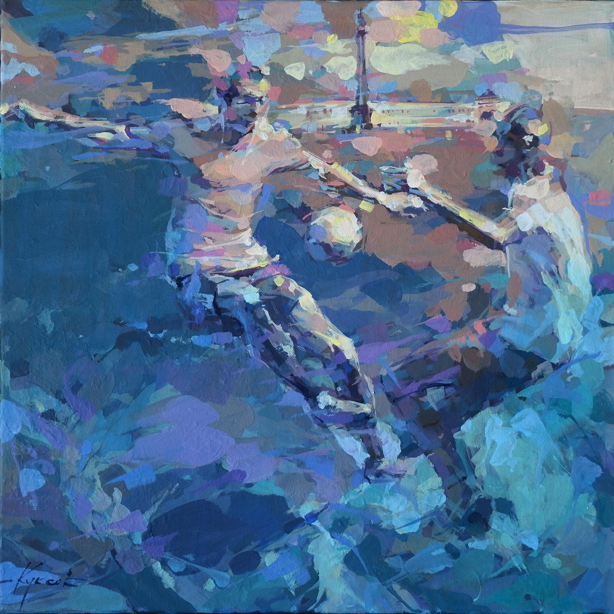 Футбол. Художник Денис Куксов