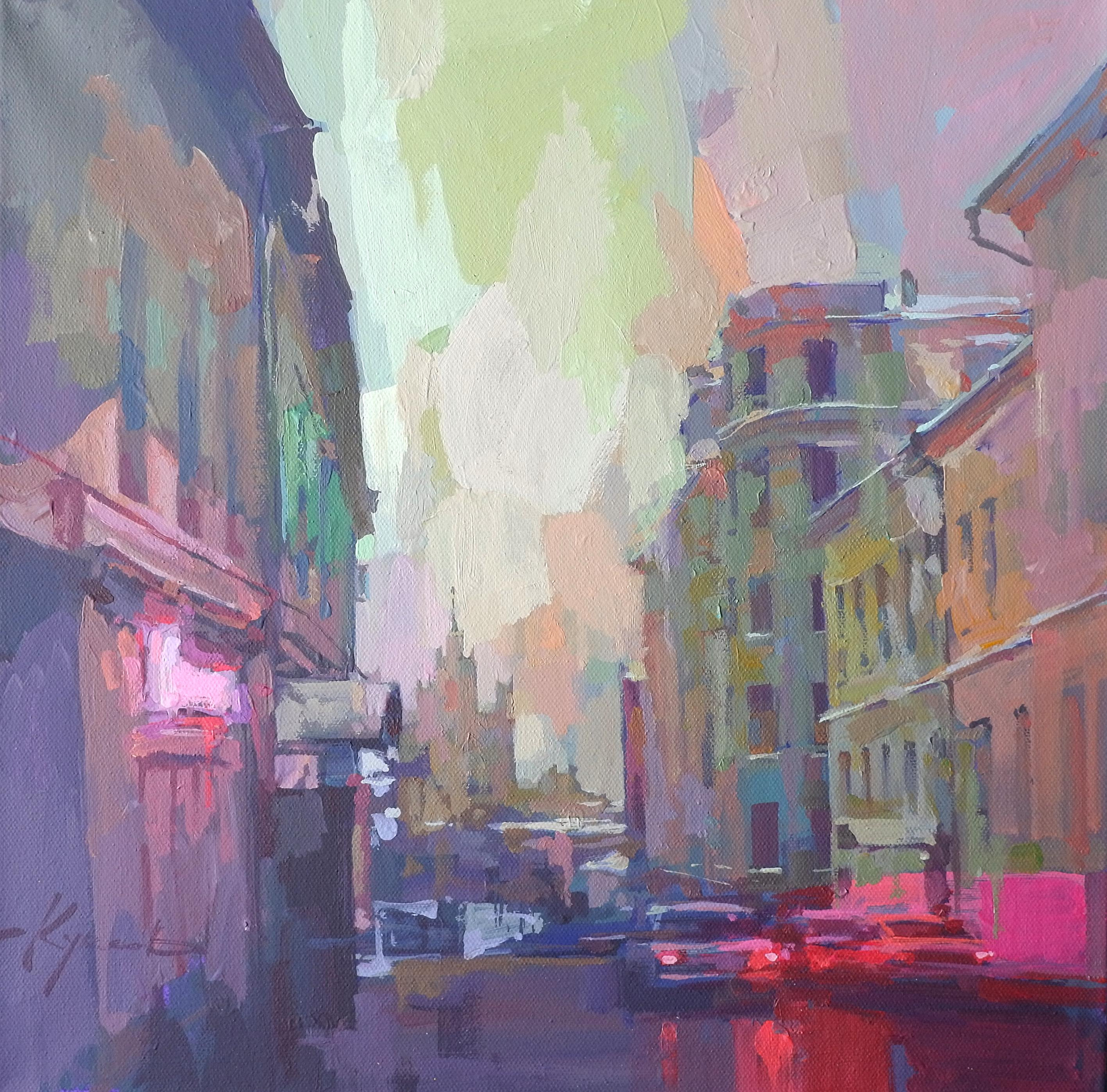 Город. Художник Денис Куксов