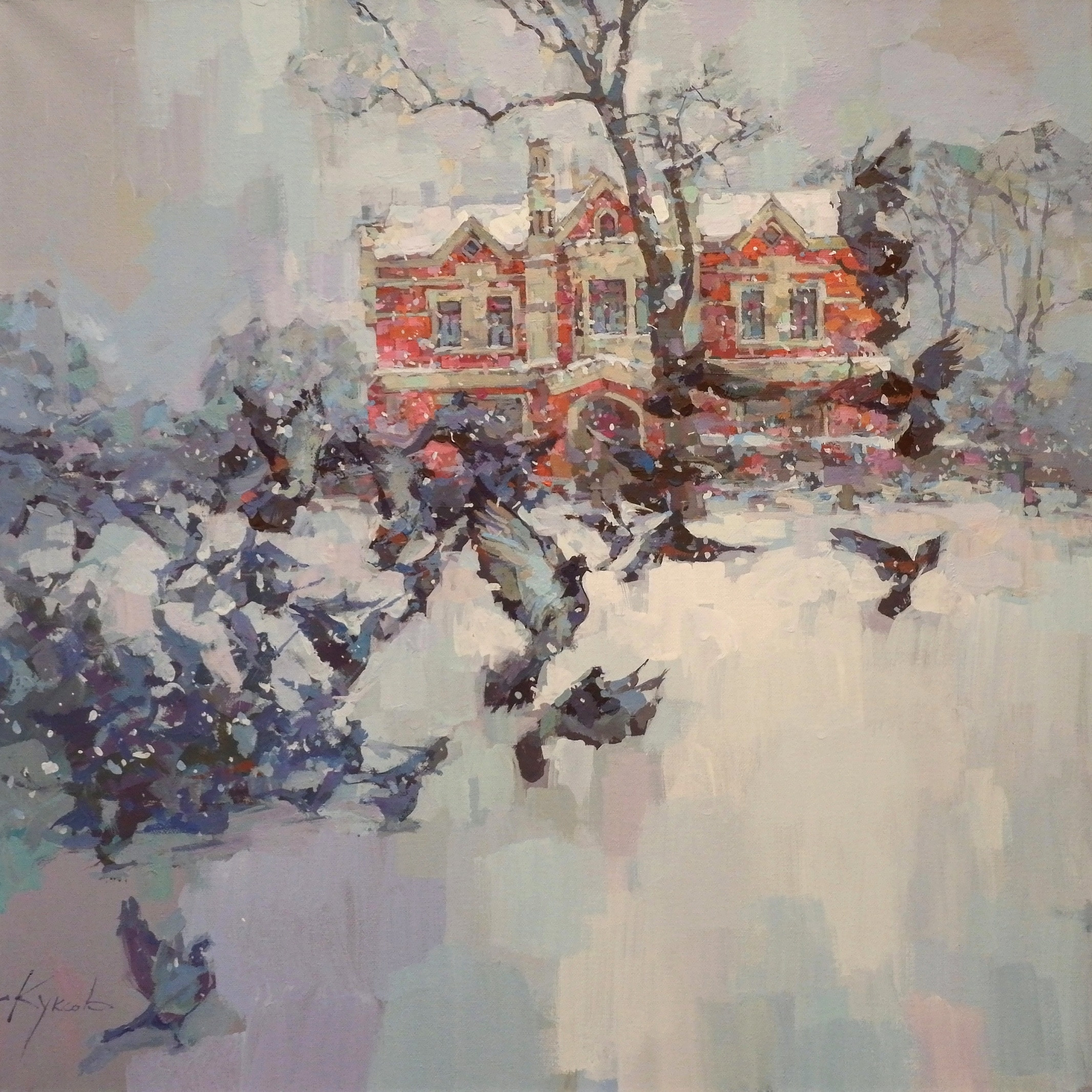 Город. Художник Денис Куксов