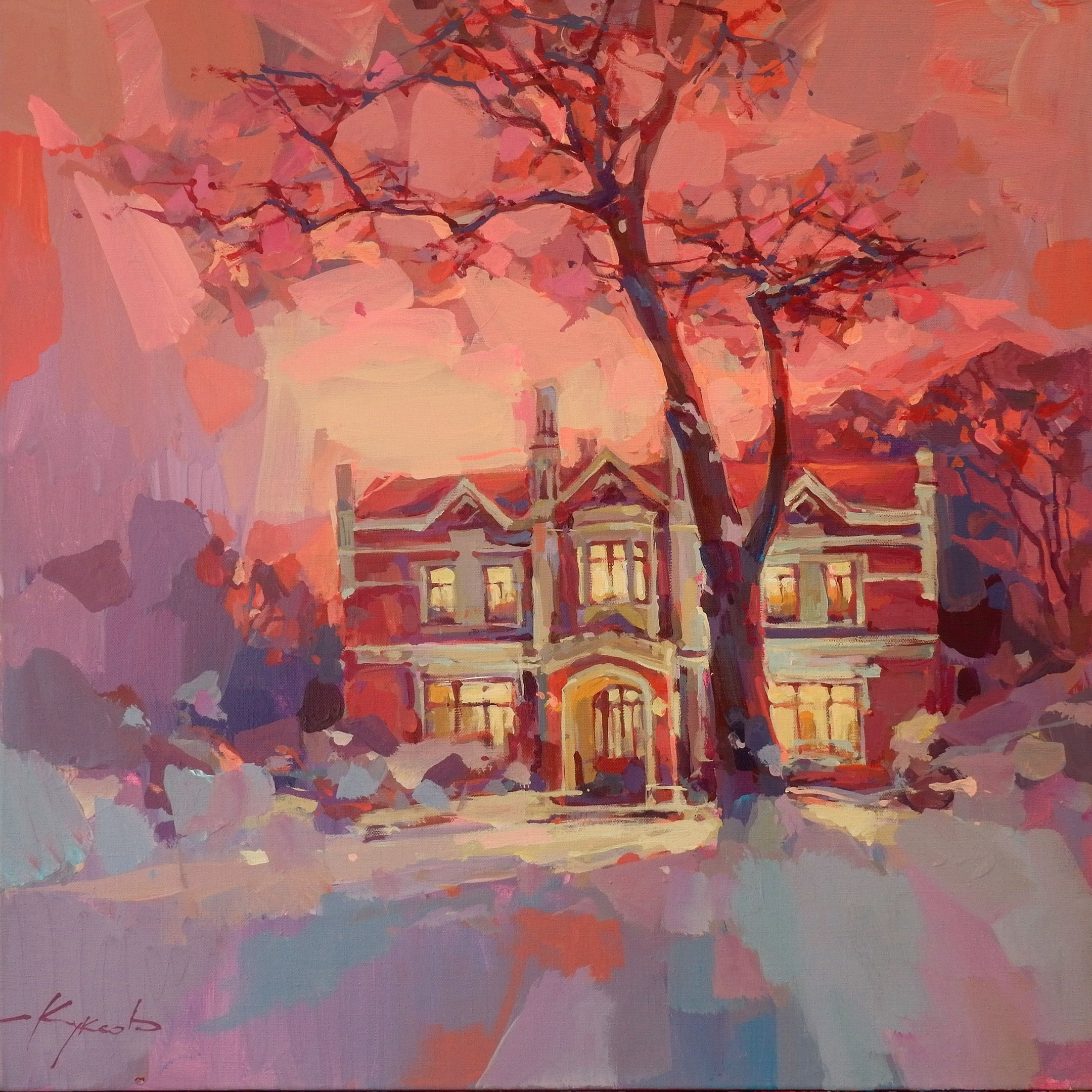 Город. Художник Денис Куксов