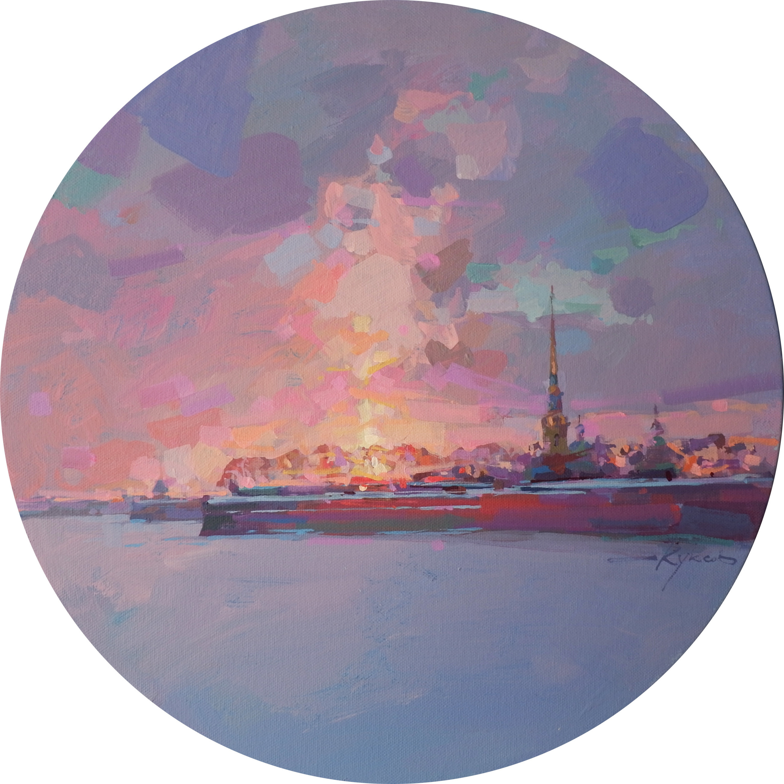 Город. Художник Денис Куксов