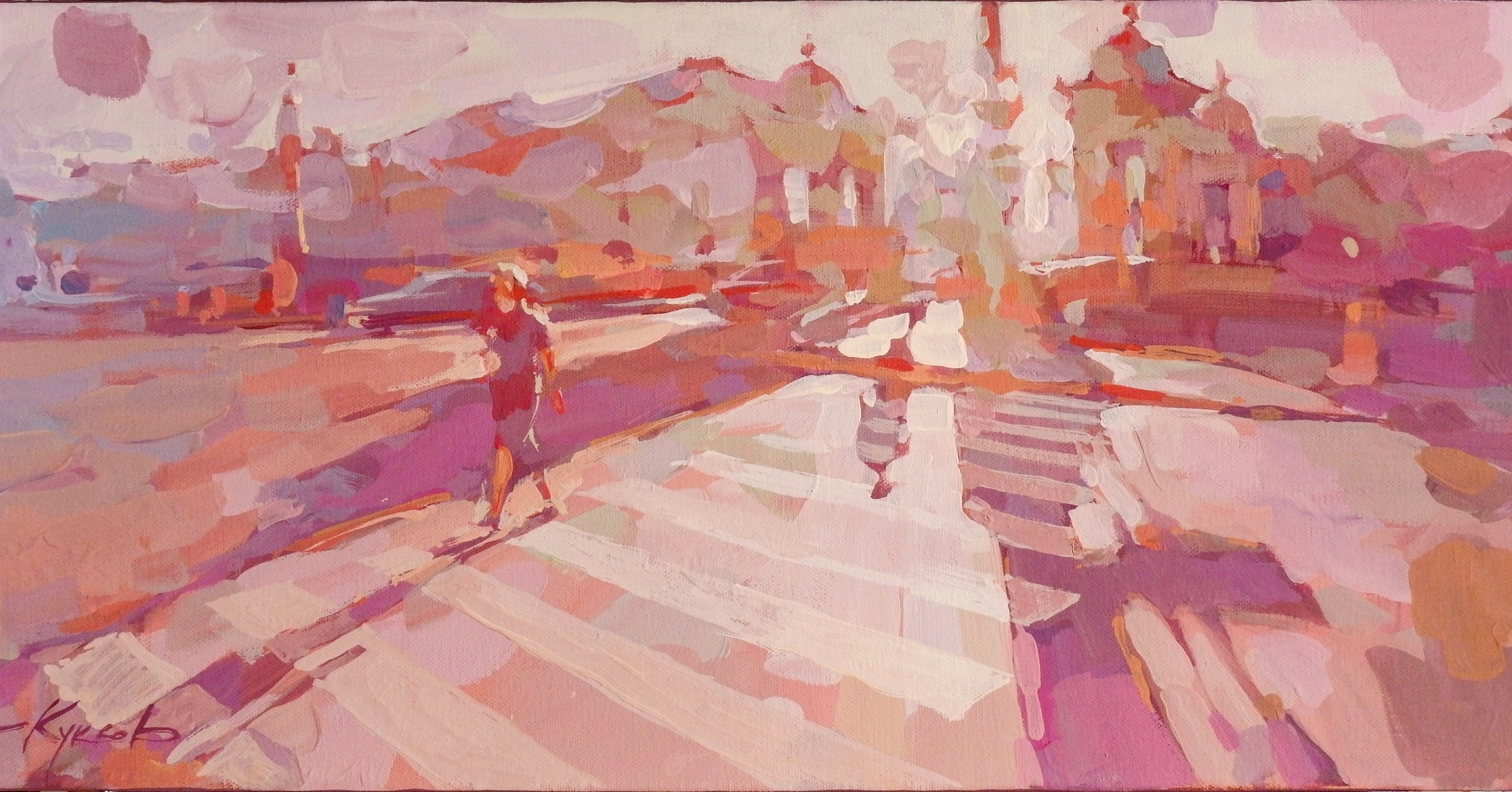 Город. Художник Денис Куксов