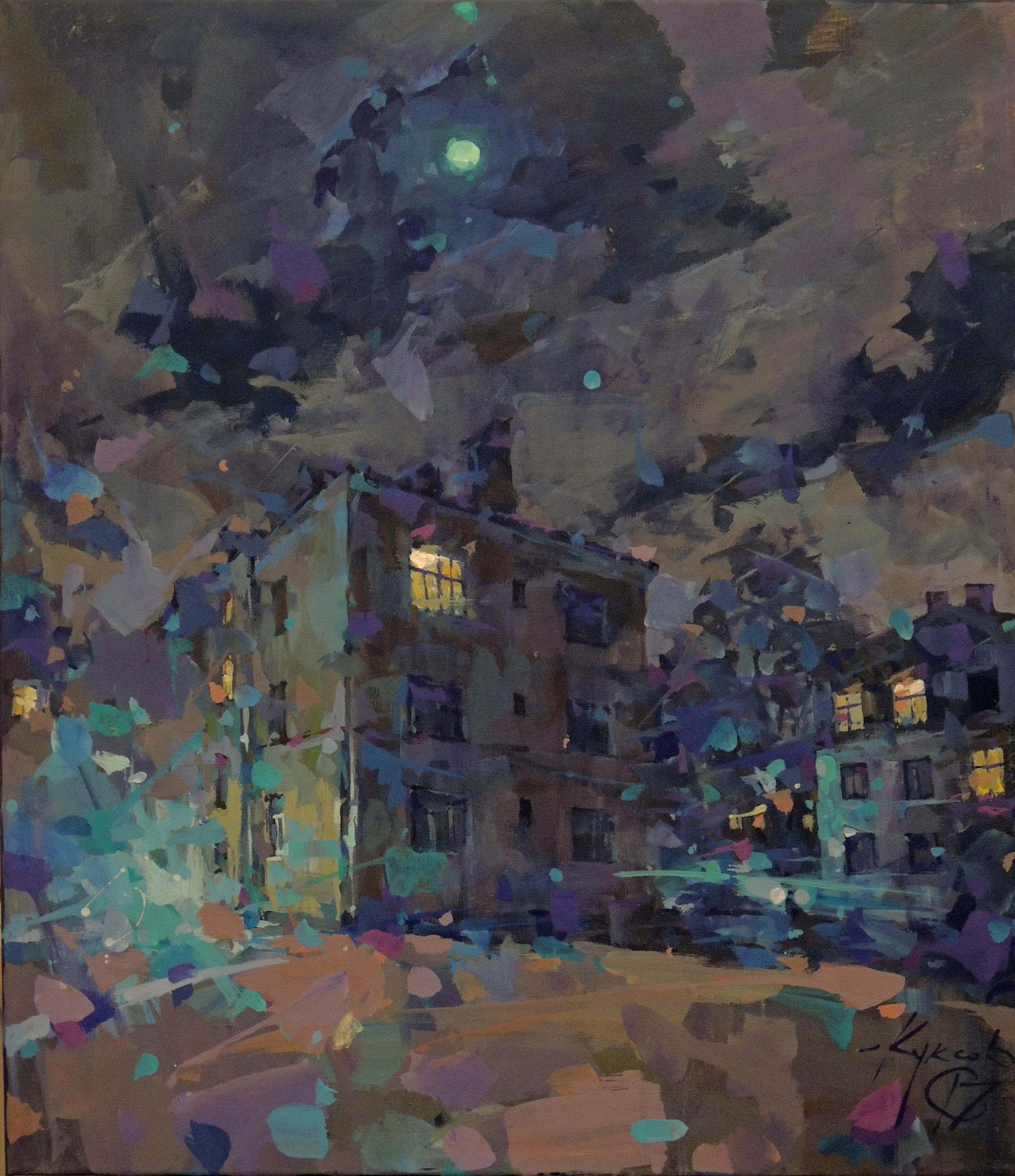 Город. Художник Денис Куксов