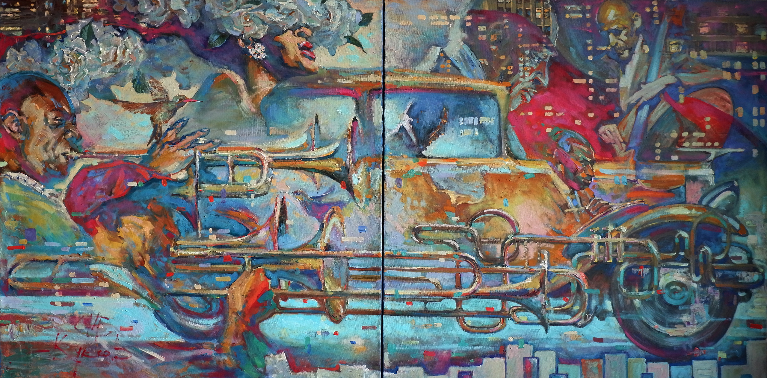 Музыка. Художник Денис Куксов