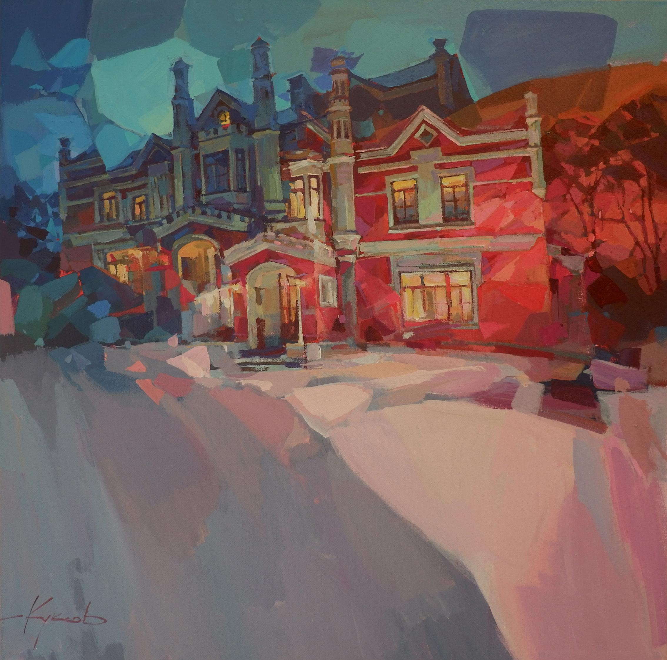 Город. Художник Денис Куксов