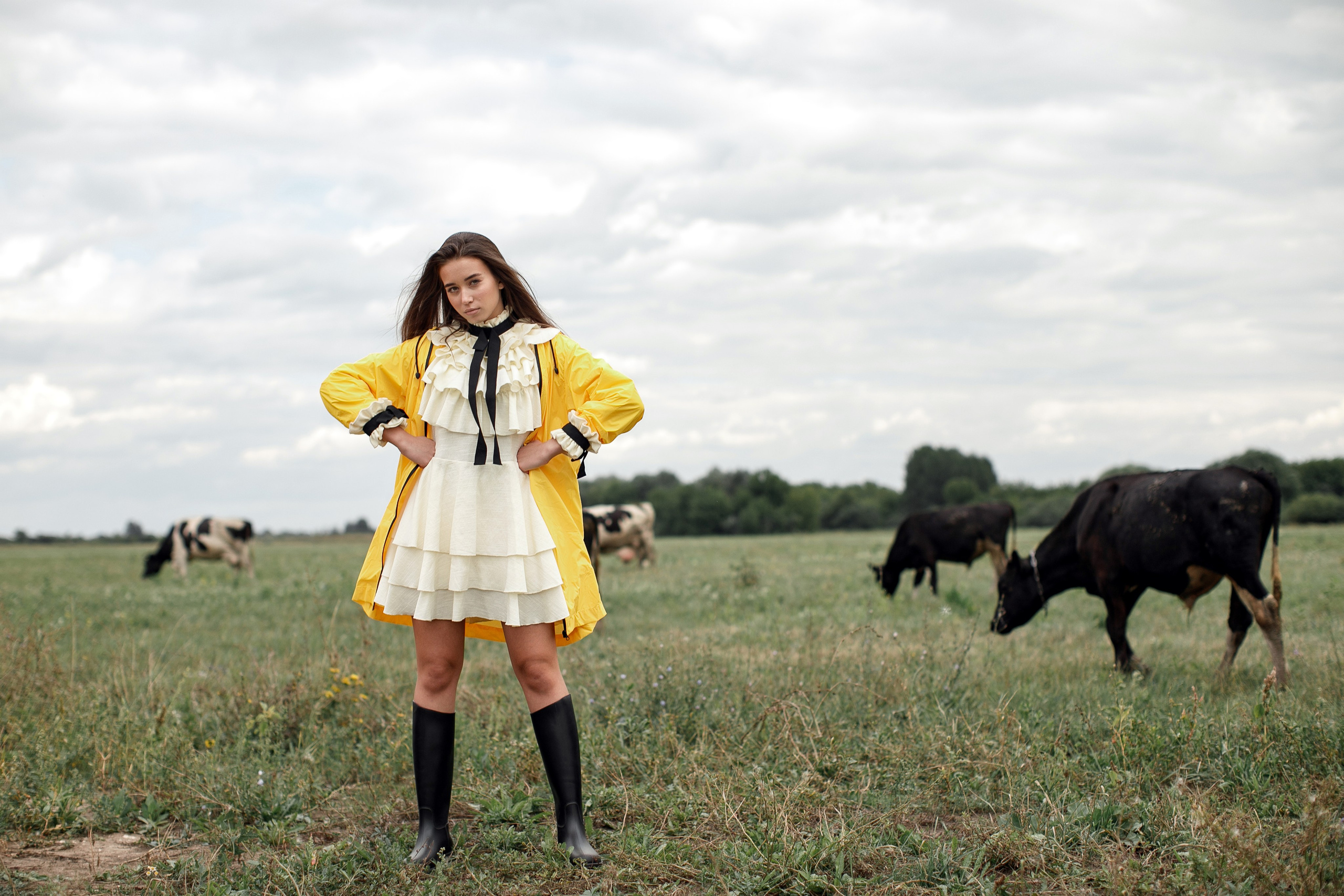 Фотосессия Полины у маяка. Свадебный фотограф Москва