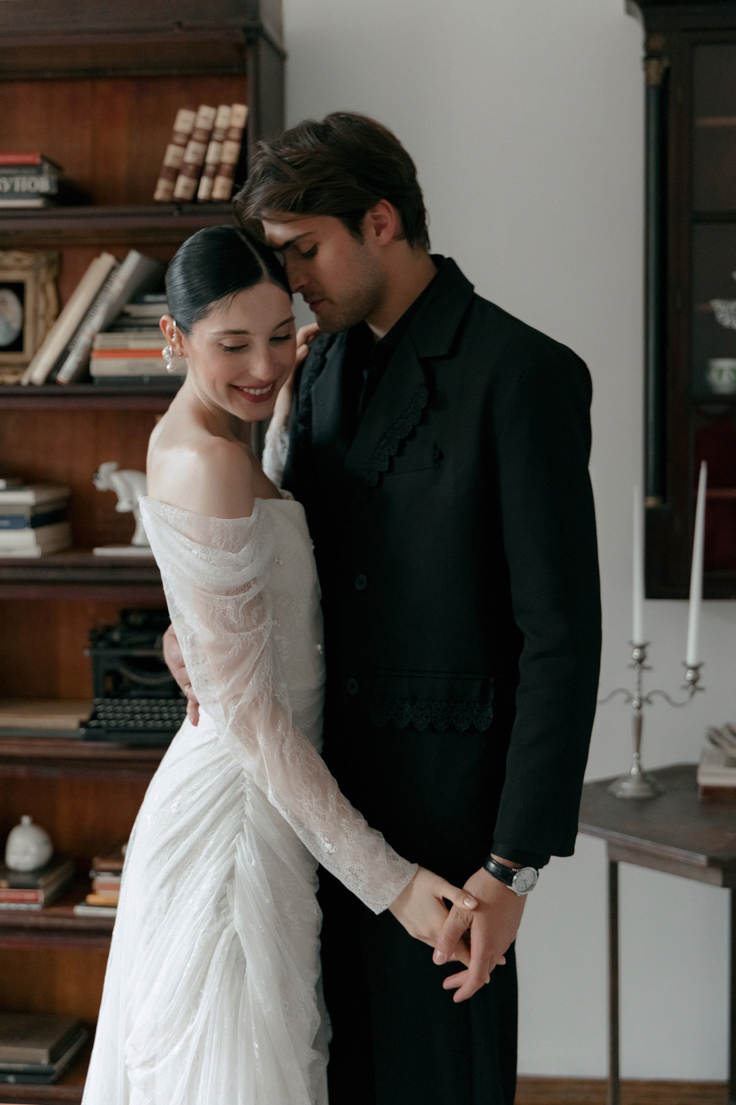 Винтажная история Полины и Дмитрия. Свадебный фотограф Москва