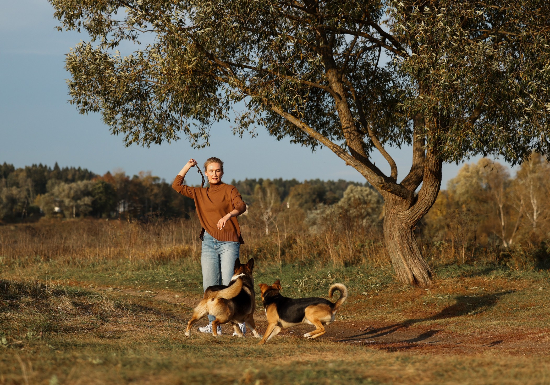 Прогулка на природе. Фотограф-анималист Полина Колкова | Москва