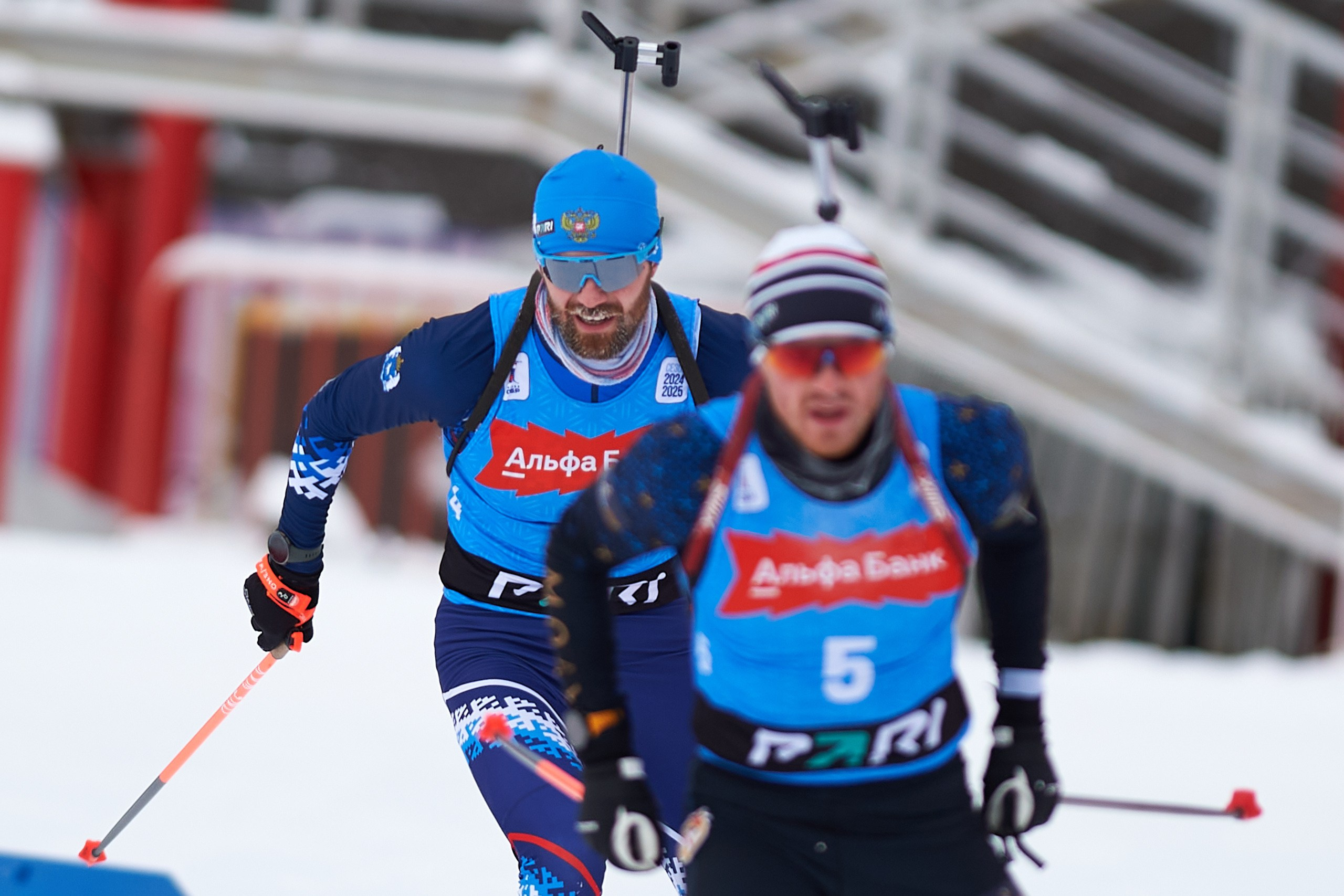 Биатлон. Чемпионат России — 2024/2025, 3-й этап, Ижевск. Ижевская винтовка. Спортивный репортажный фотограф в Ижевске Сергей Мерзляков