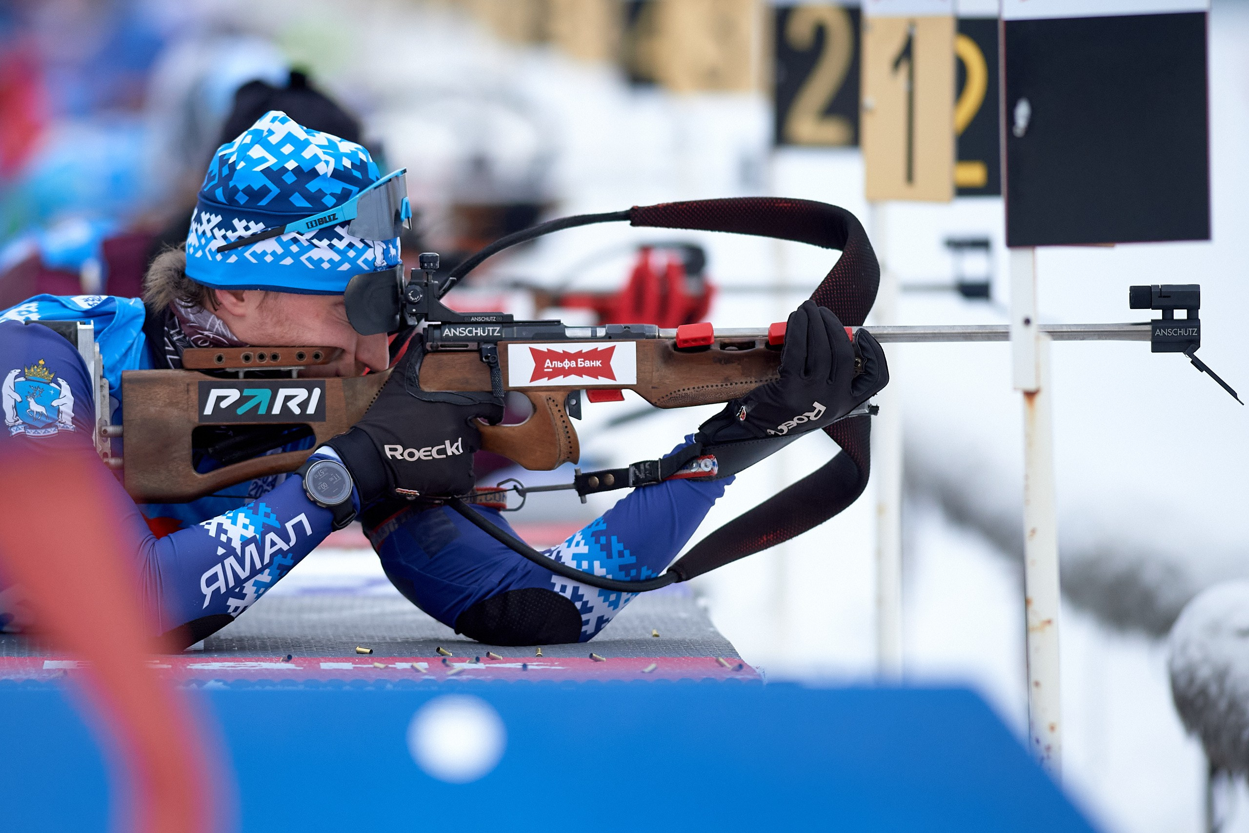 Биатлон. Чемпионат России — 2024/2025, 3-й этап, Ижевск. Ижевская винтовка. Спортивный репортажный фотограф в Ижевске Сергей Мерзляков