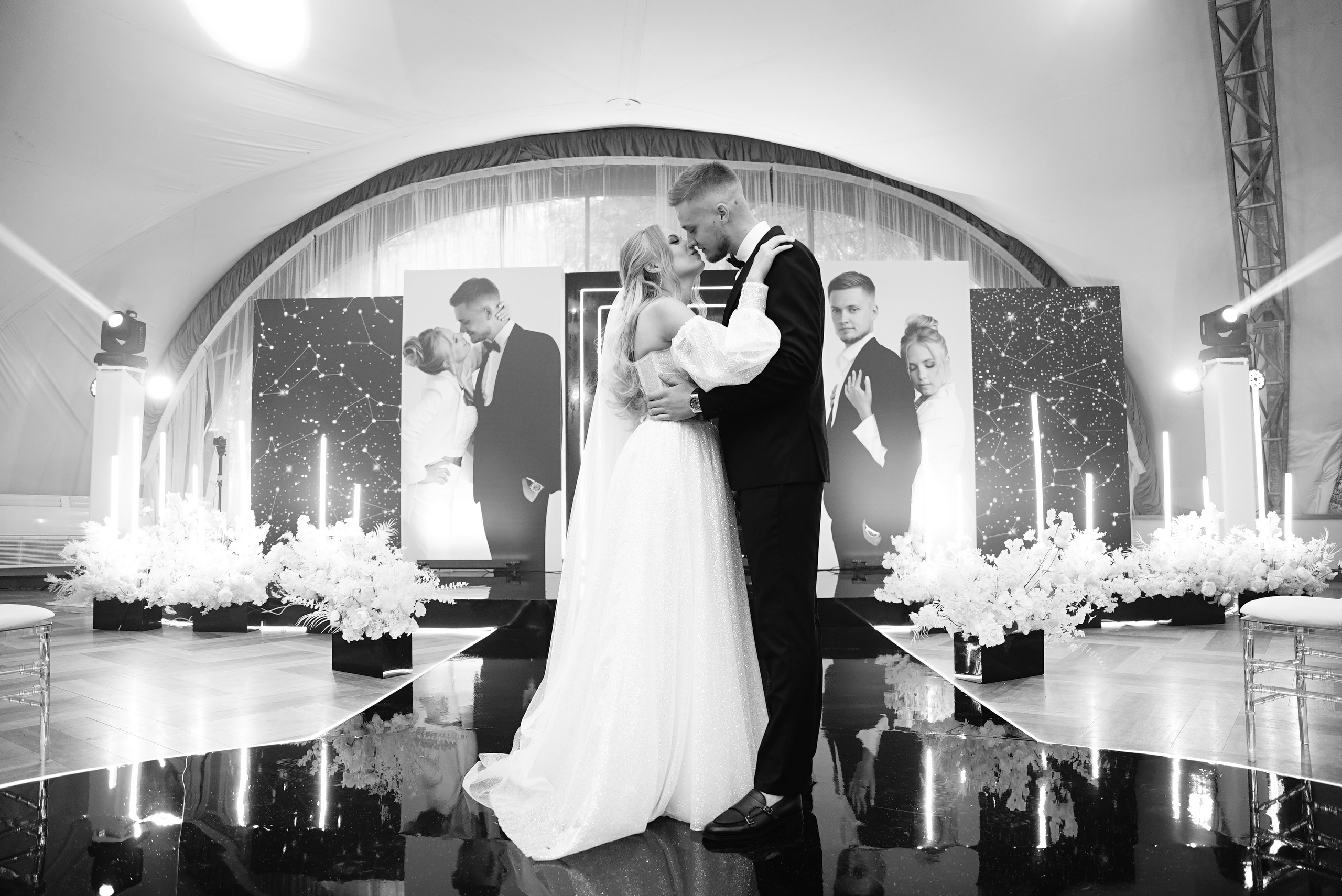 Никита и Галина чб. Свадебный фотограф в Самаре Анна Ковалева