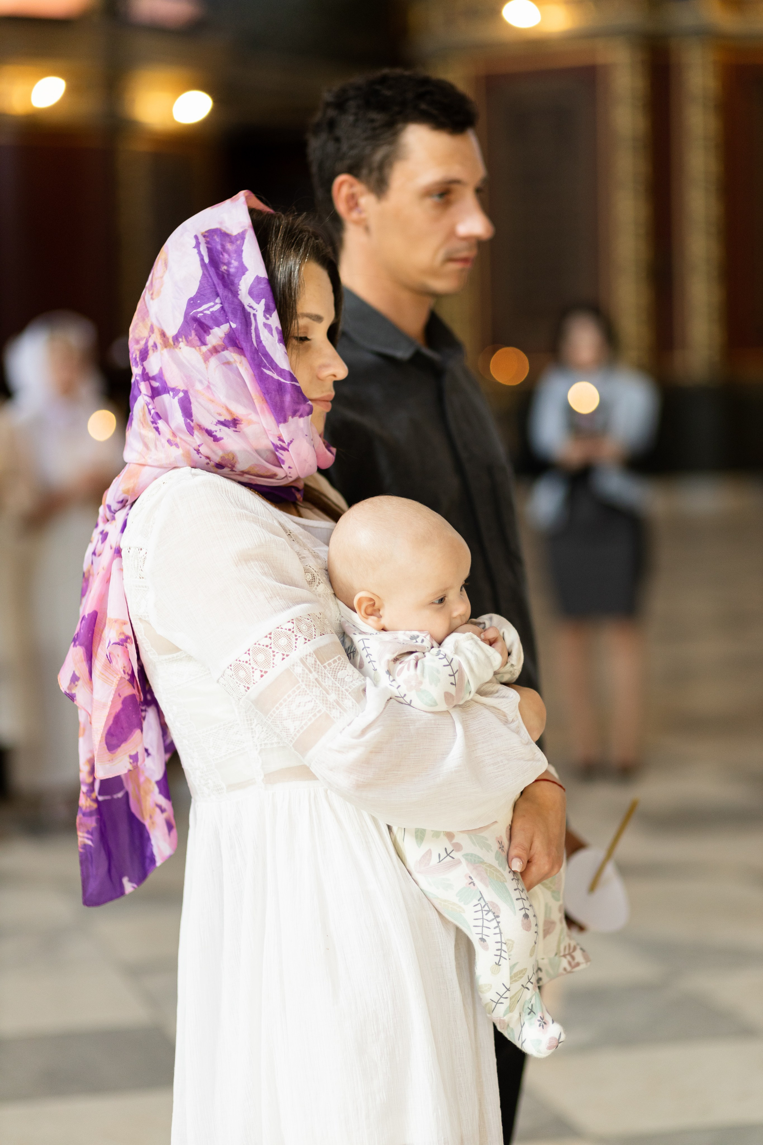 Крещение Миланы в Соборе Вознесения Господня Новочеркасск. Анастасия Безуглова- свадебный фотограф в Таганроге