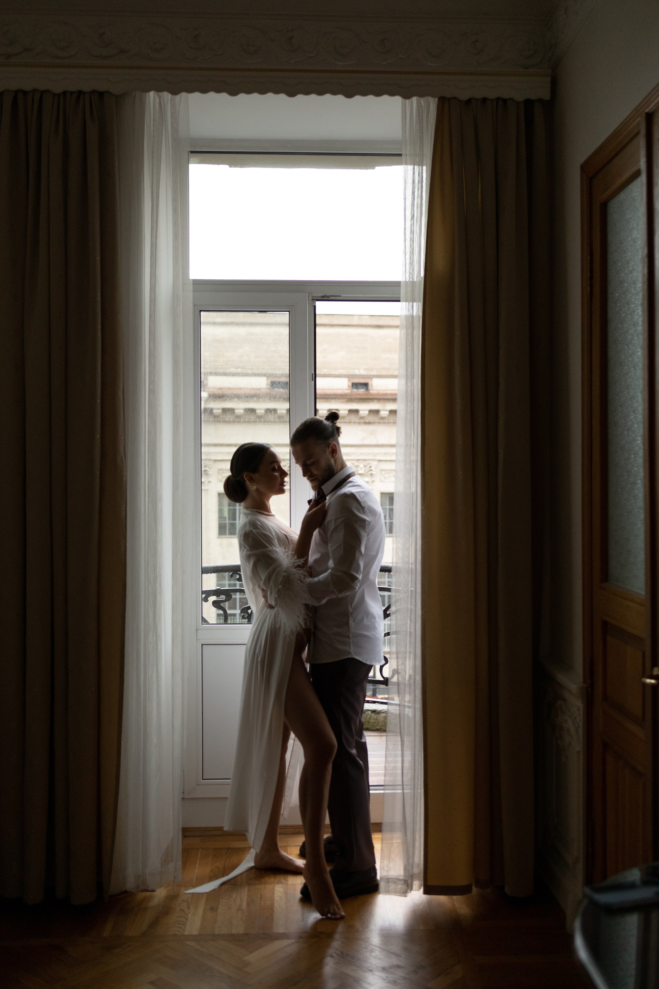 Свадебная фотосессия в студии/отеле. Фотограф в Санкт-Петербурге Шевченко Наталья