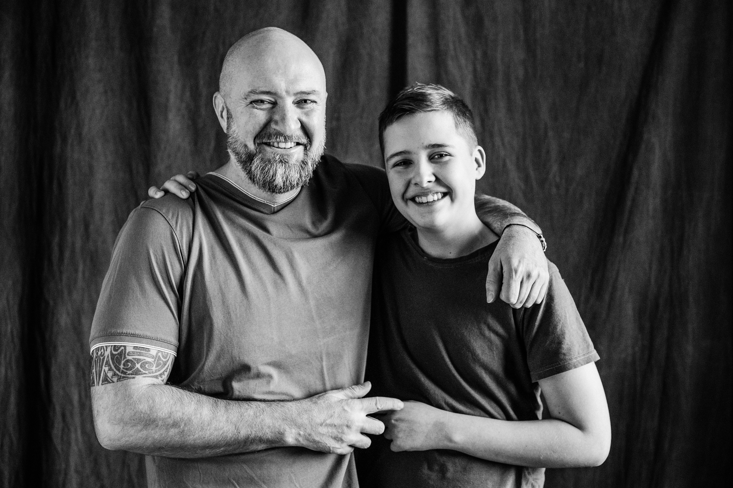 Отец и сын. Портретный фотограф в Новосибирске