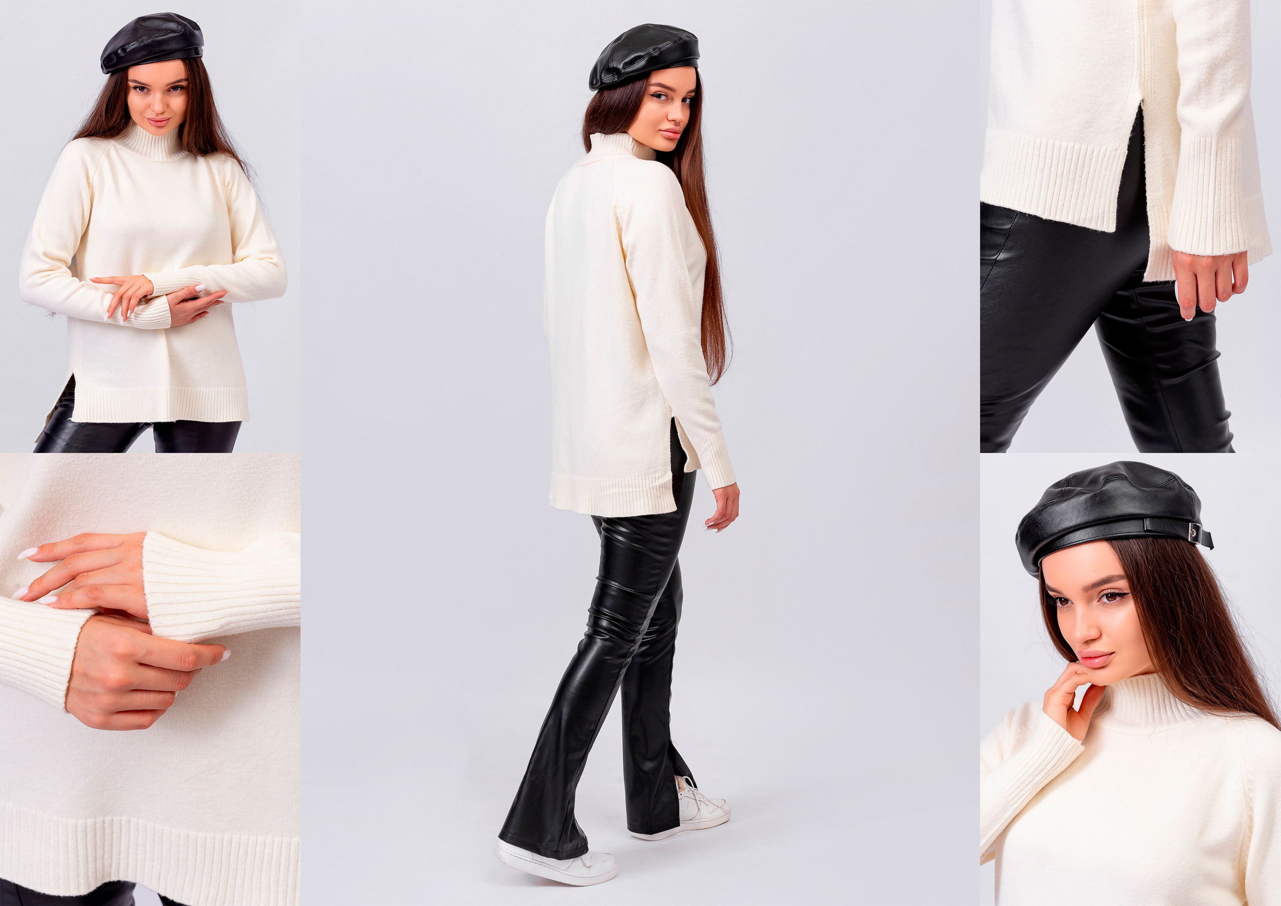 Модельная съемка на циклораме для маркетплейсов. ТМ Продакшн — Съемка для маркетплейсов в Москве