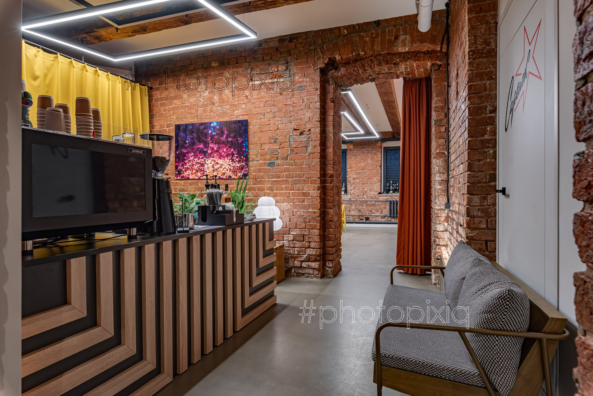 Интерьерная съёмка коворкинга САРЁНОК. Интерьерная съёмка и виртуальные туры — Интерьерный фотограф Кузнецов Сергей (photopixiq)