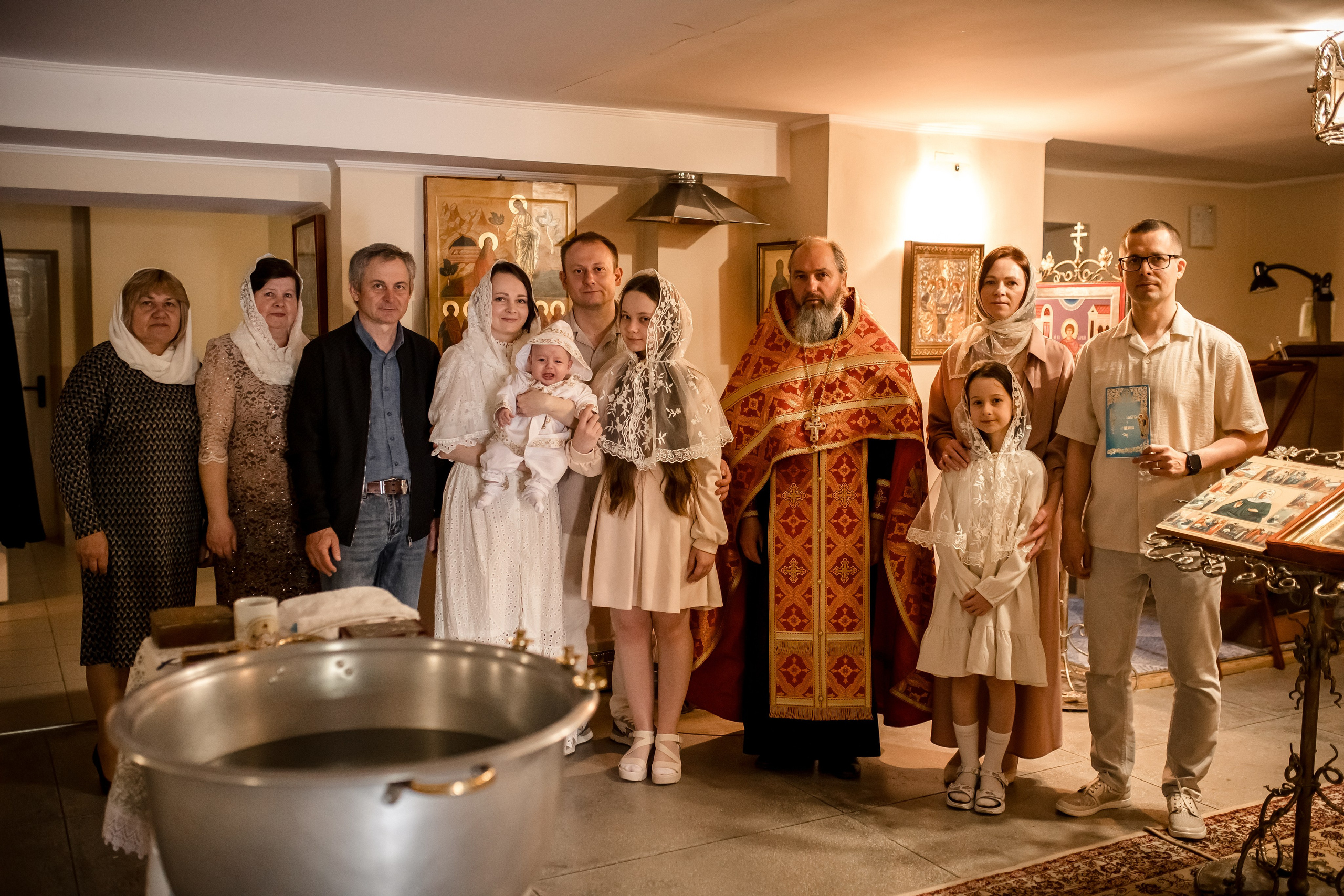 Крещение Даниила. Семейный фотограф в Бресте Наталья Постоялко