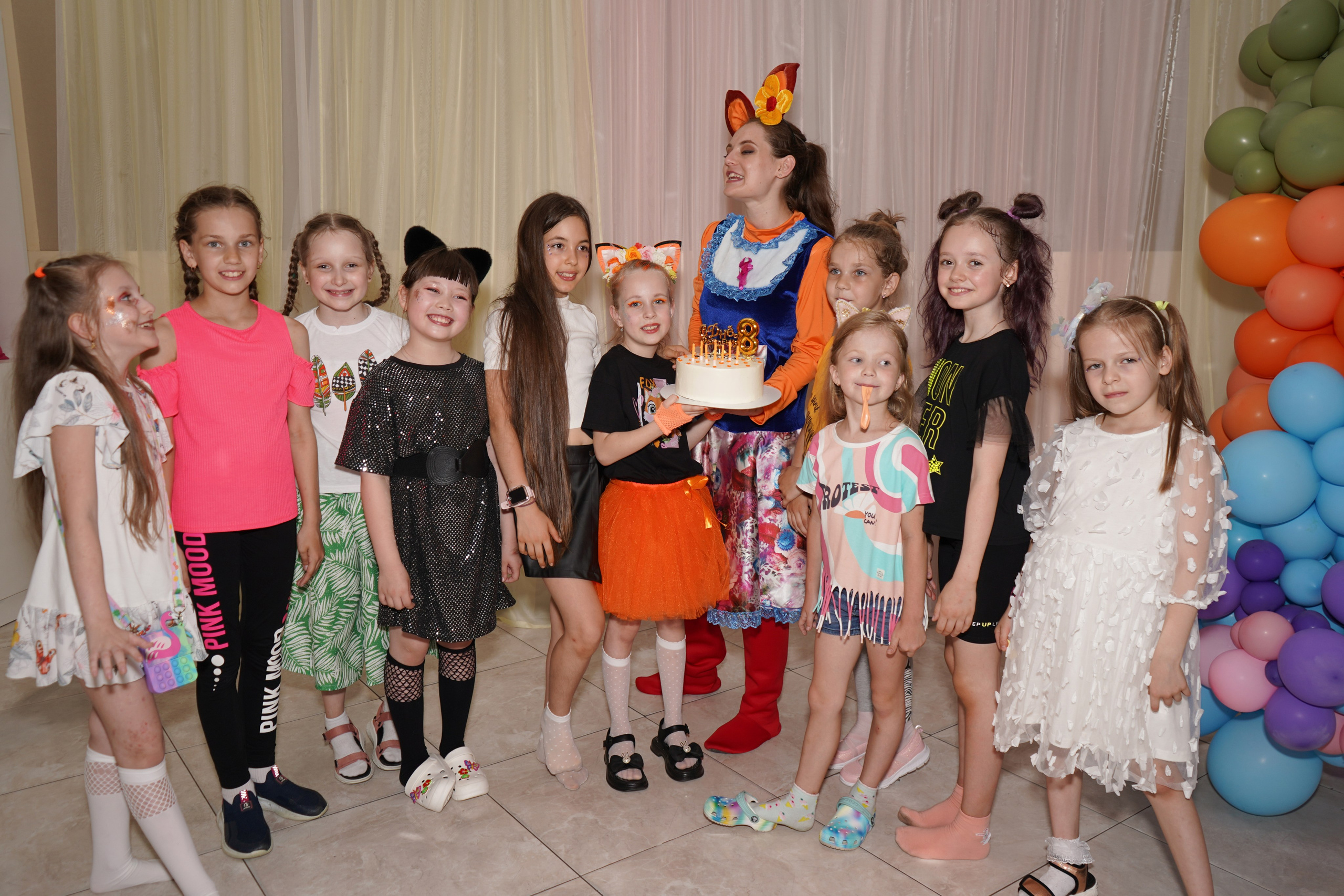 Детский день рождения 8 лет. Главная