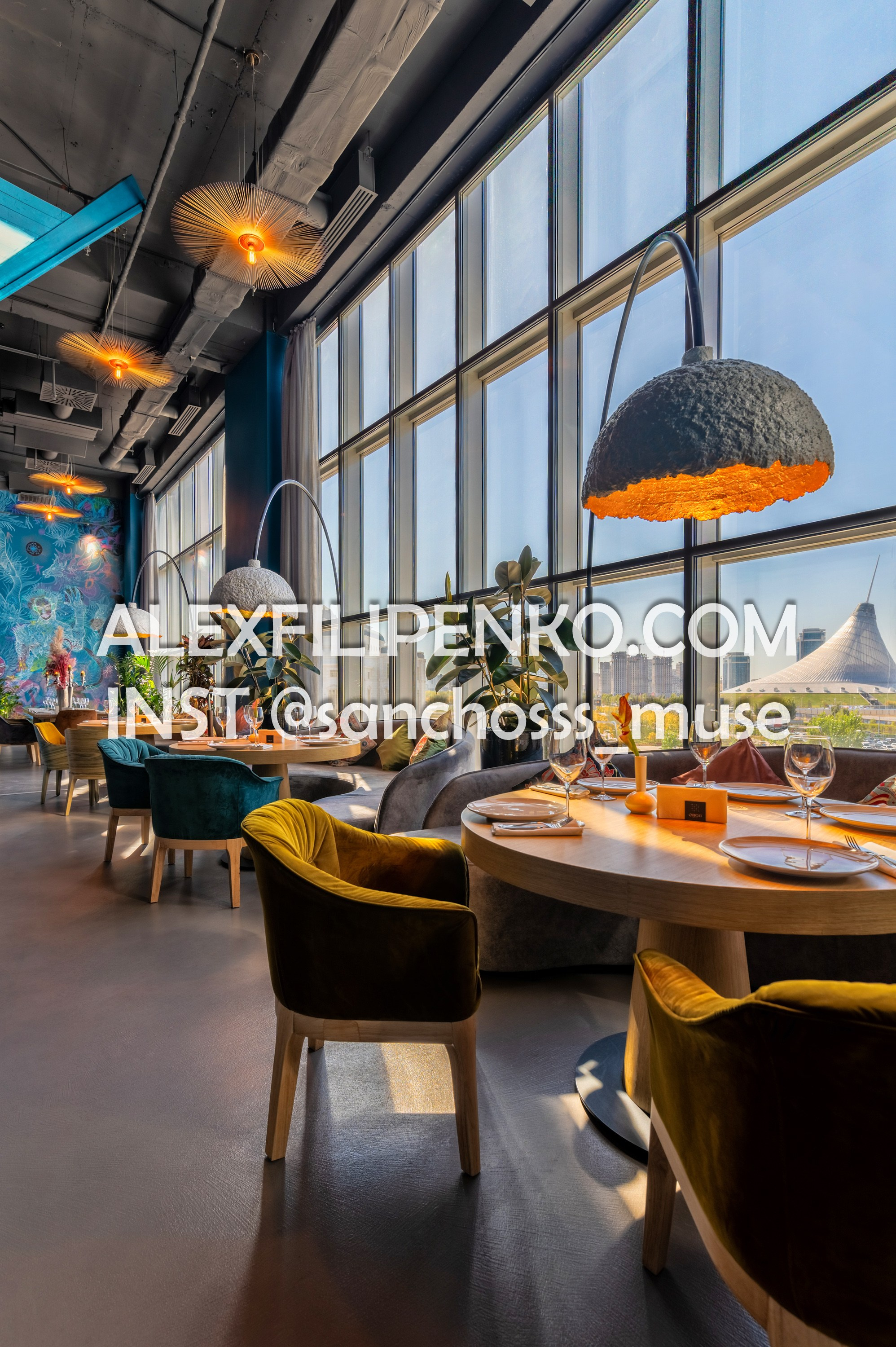 Ресторан Once. Фотограф интерьера недвижимости и архитектуры в Астане
