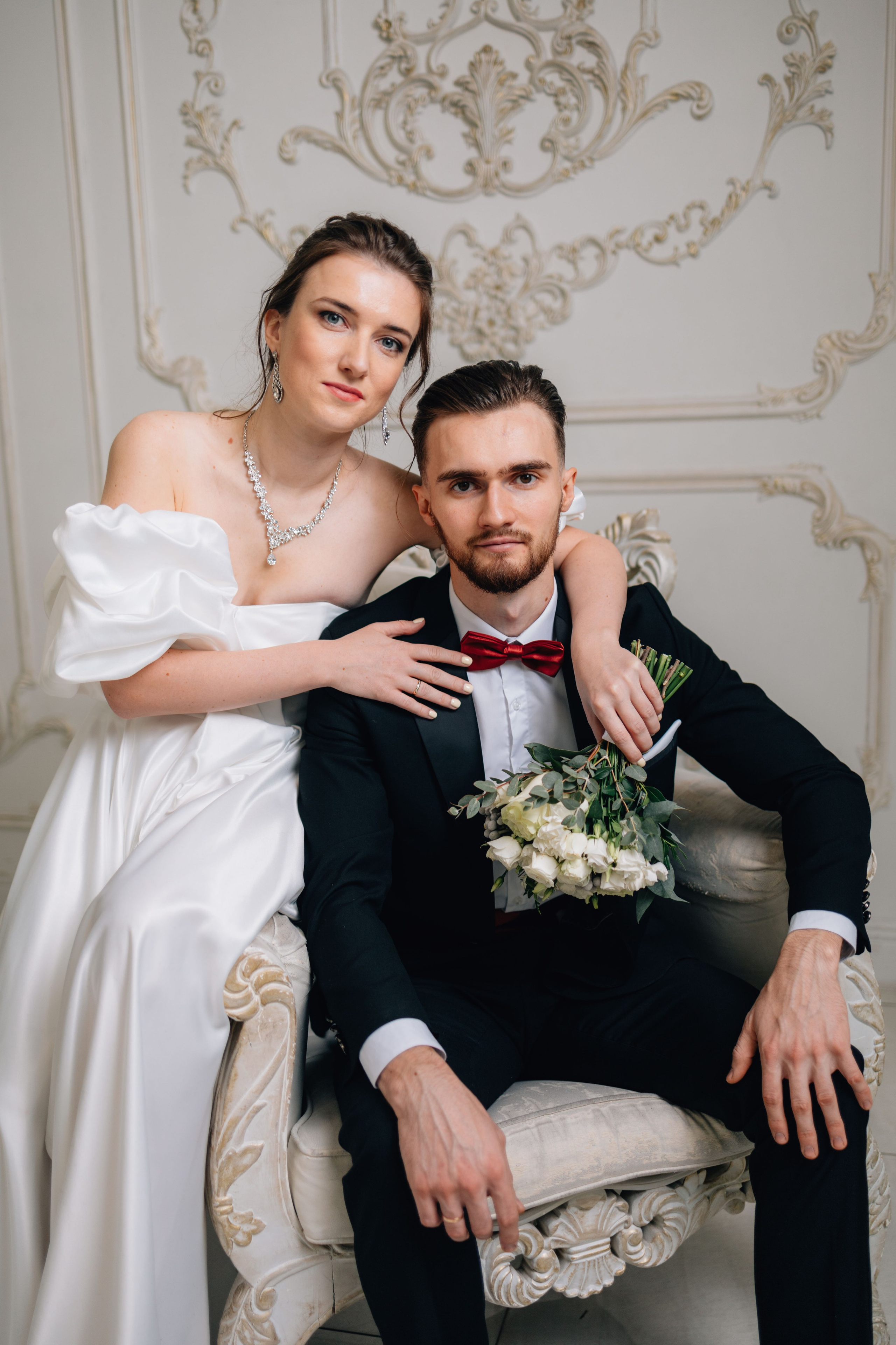 В студии. Свадебный фотограф в Москве Арчылан Николаев