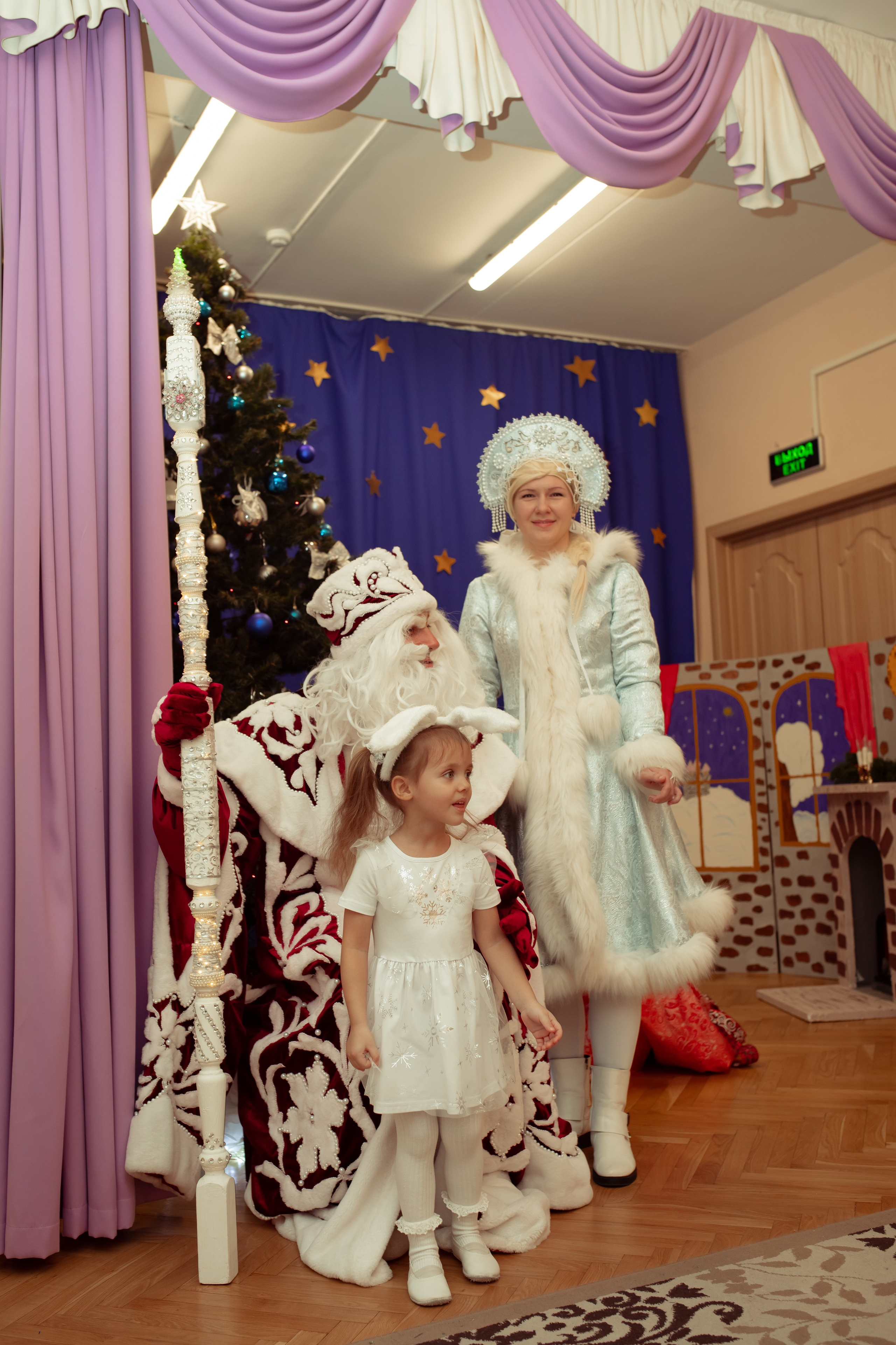 Новогодний утренник в детском саду. Семейный и детский фотограф в Москве Дорогова Екатерина