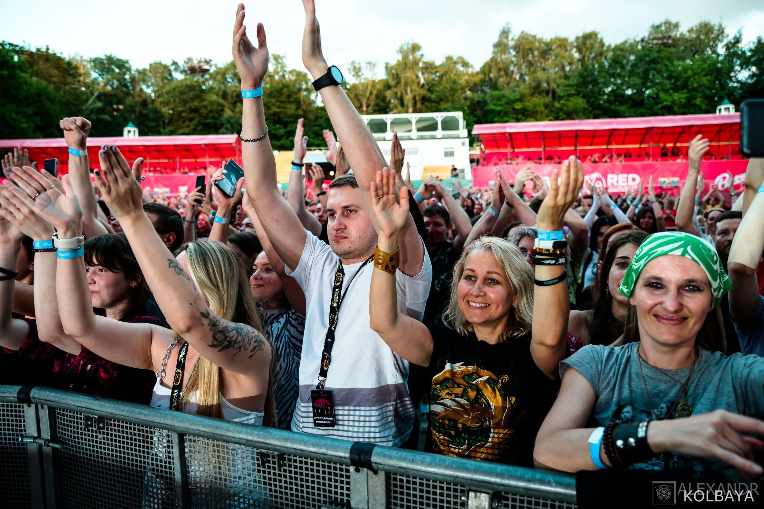 Концерт группы Эпидемия в Зеленом театре. Концертный и театральный репортажный фотограф в Москве Александр Колбая