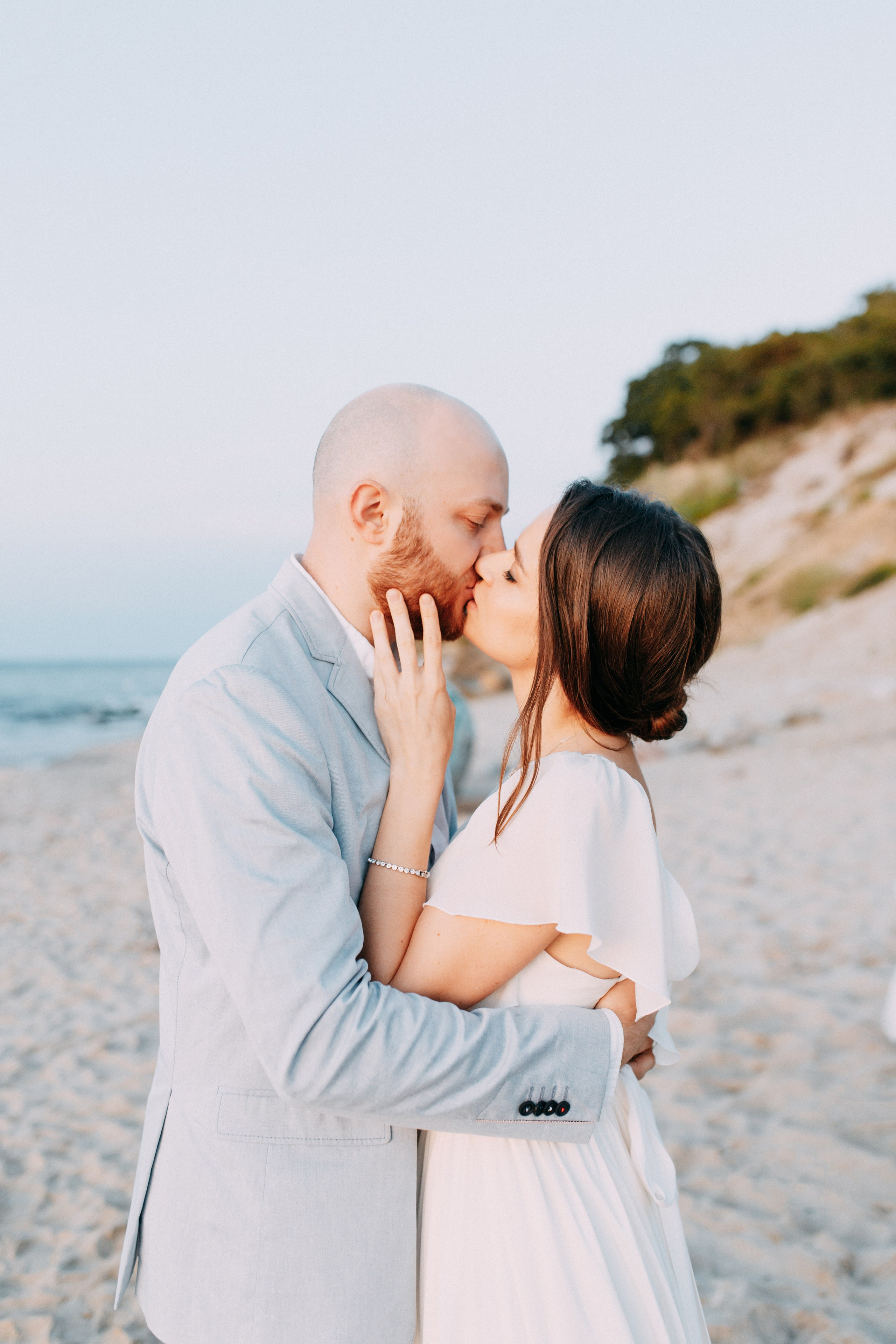 Свадебная фотосессия на море. Фотограф в Калининграде Екатерина Осинцева