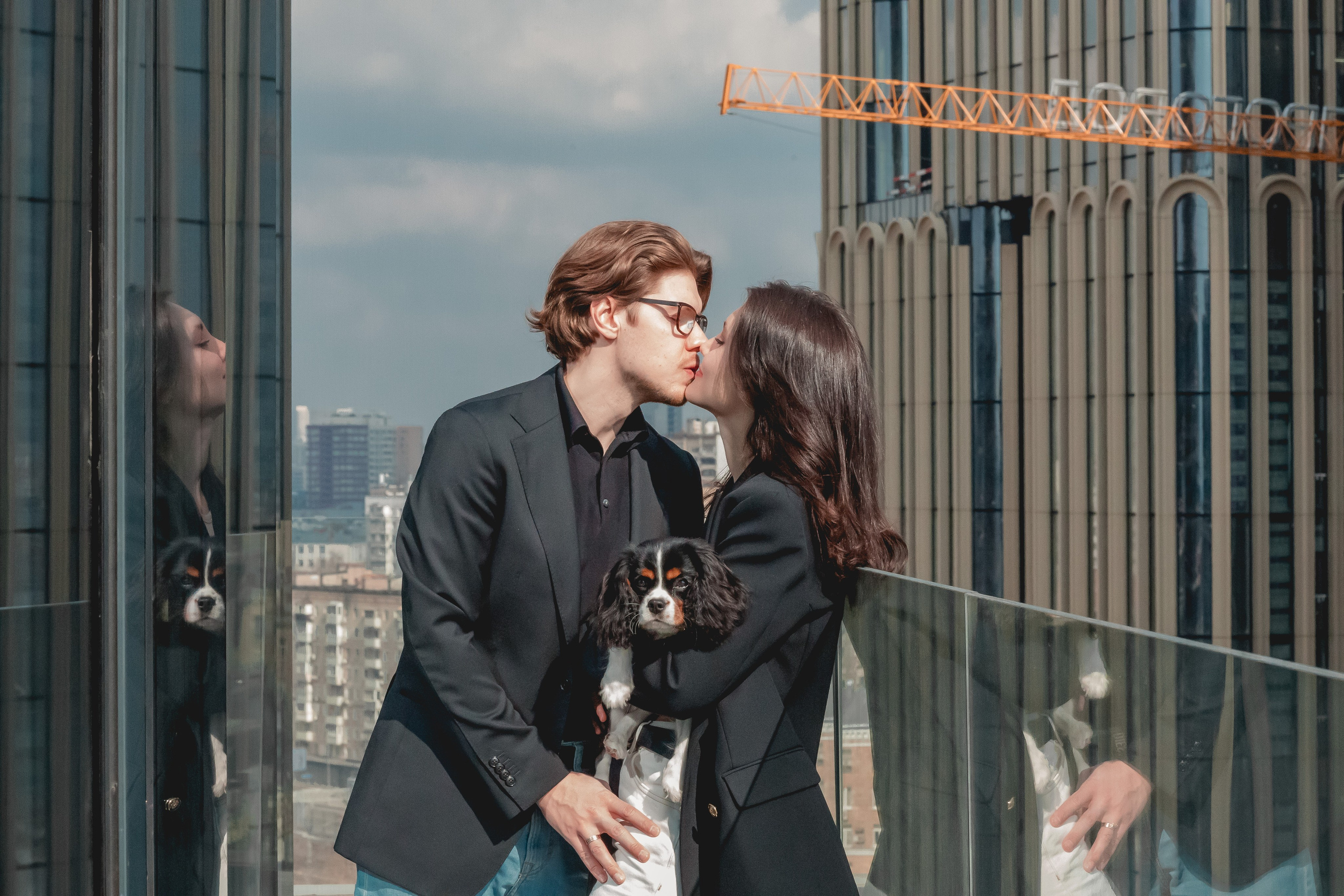 Дарси и семья. Семейный фотограф анималист Мария Крючкова
