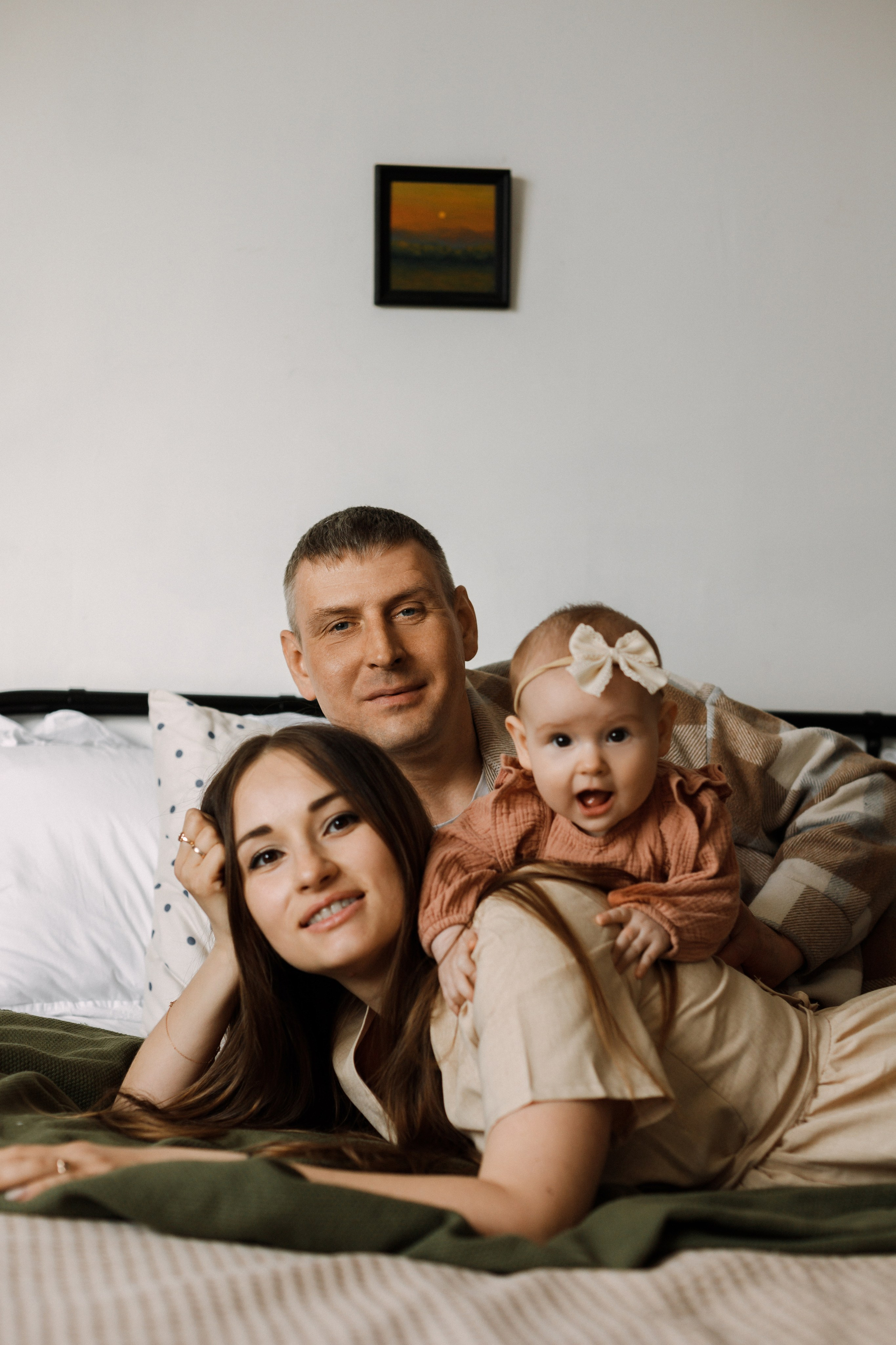 Оля, Алексей и Кариночка фотостудия Фабрика. Фотограф Александра Сыщенко