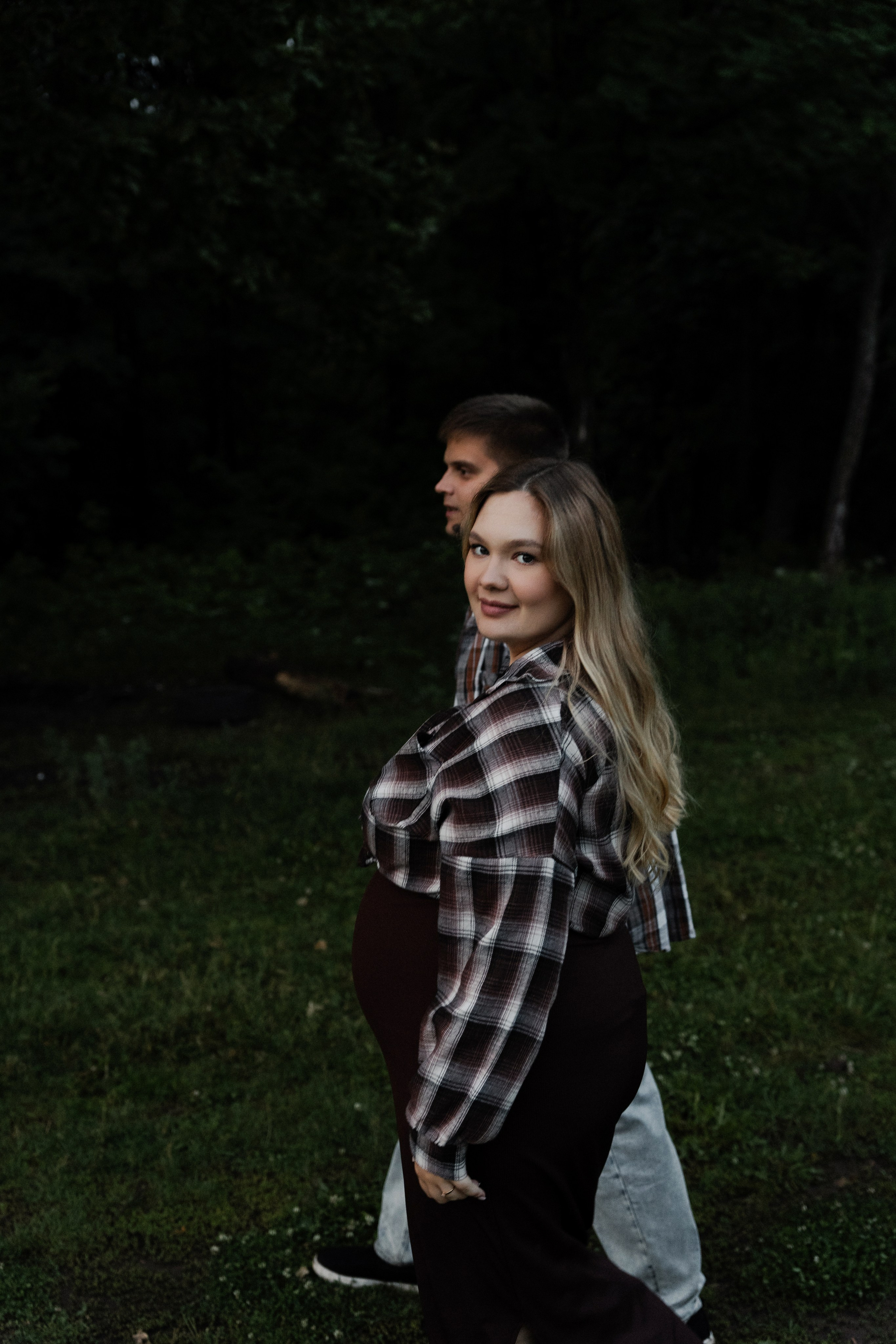 Парная съемка на природе