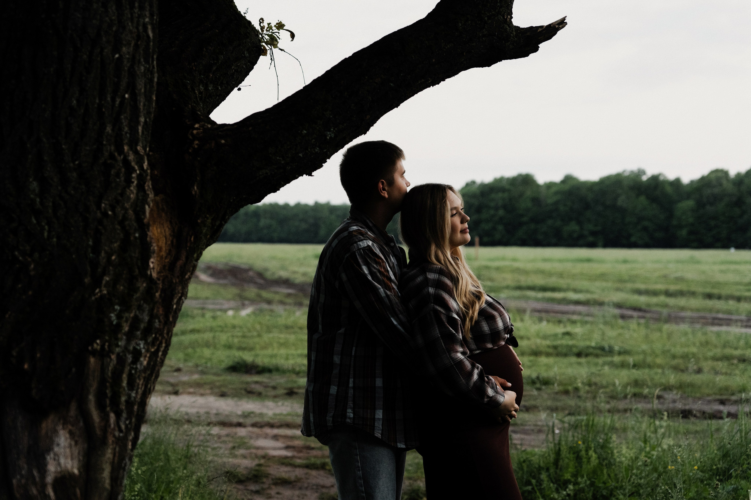 Парная съемка на природе