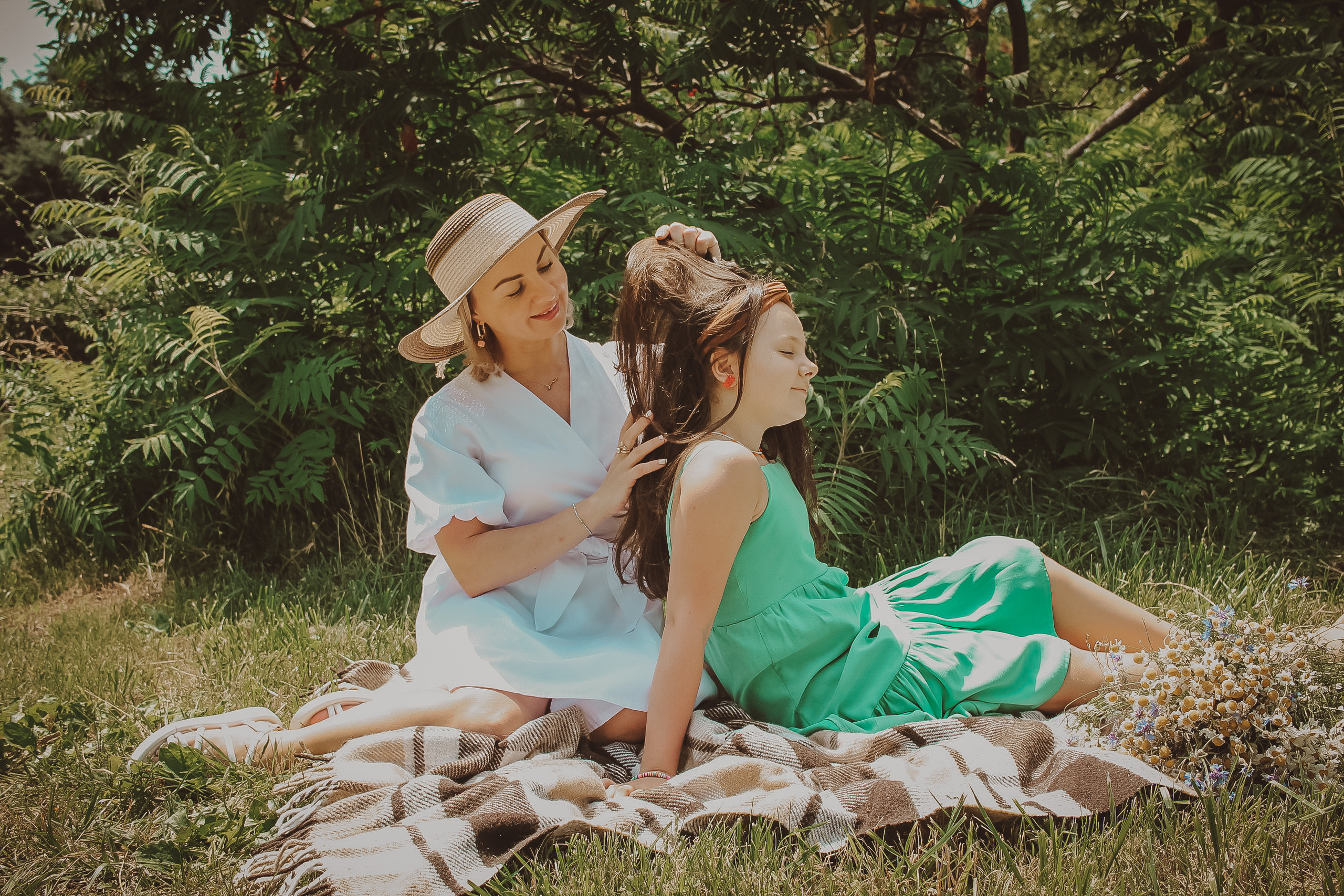 Летний парк и ромашки. Коммерческий фотограф. Ростов-на-Дону. Дарья Константинова