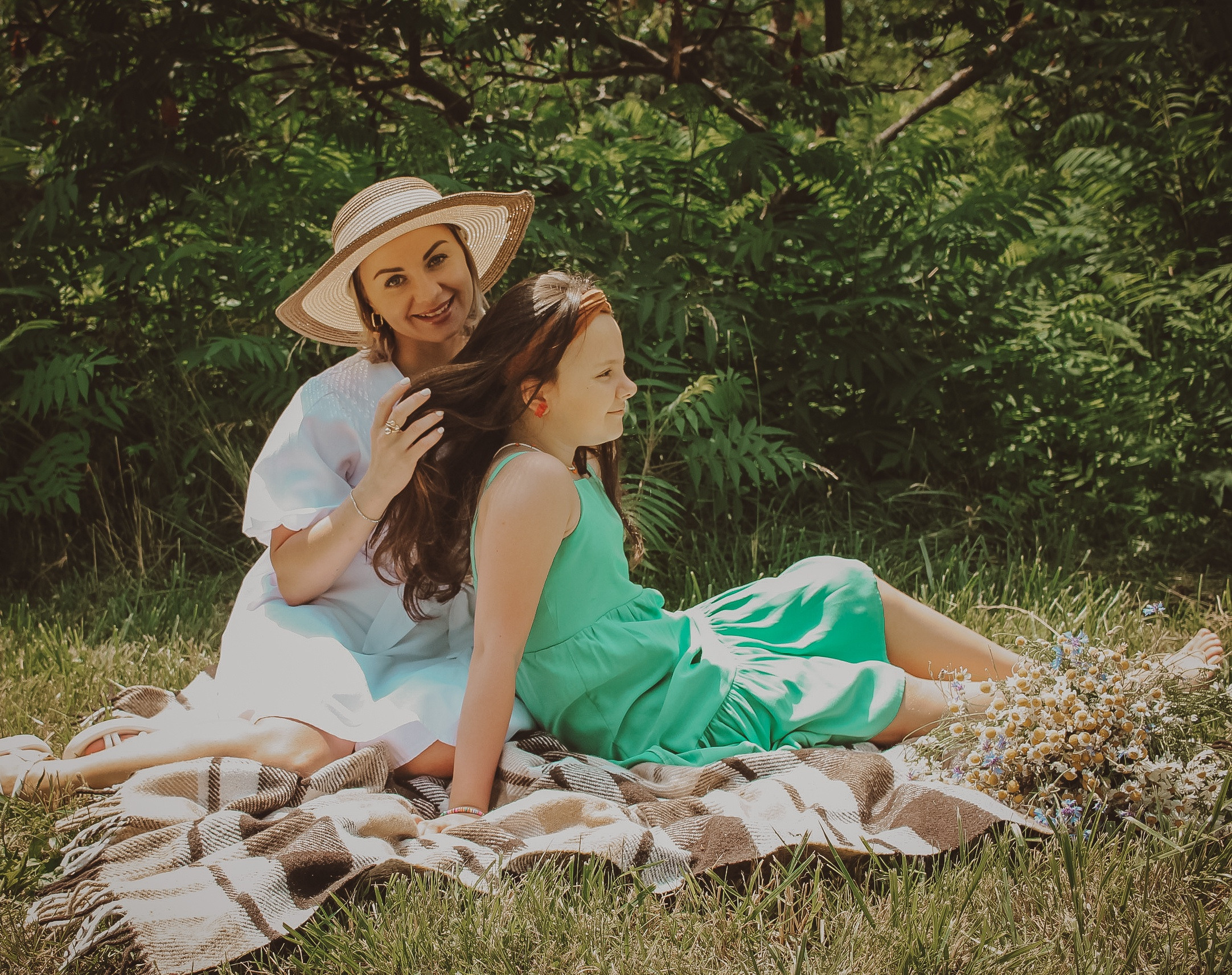 Летний парк и ромашки. Коммерческий фотограф. Ростов-на-Дону. Дарья Константинова