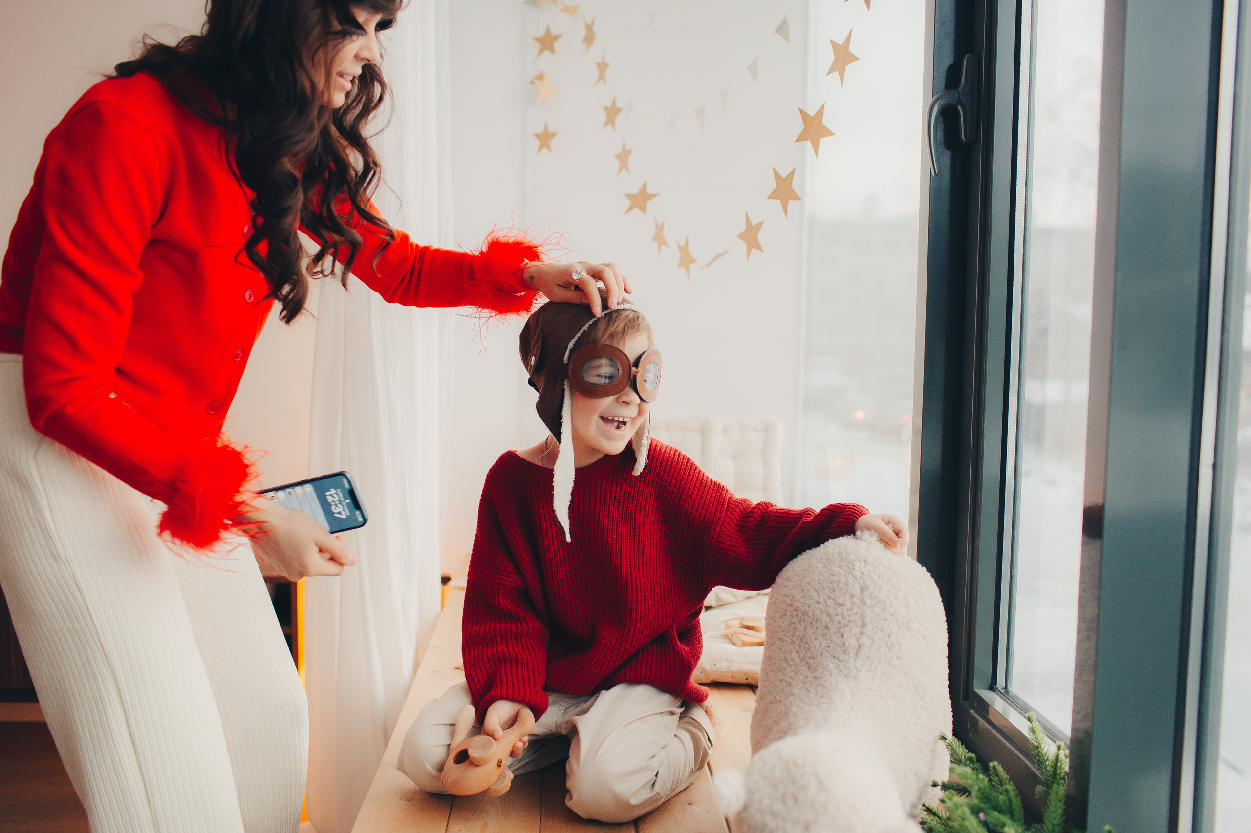Новогодняя съёмка в студии. Фотограф Евгения Мальцева, Архангельск