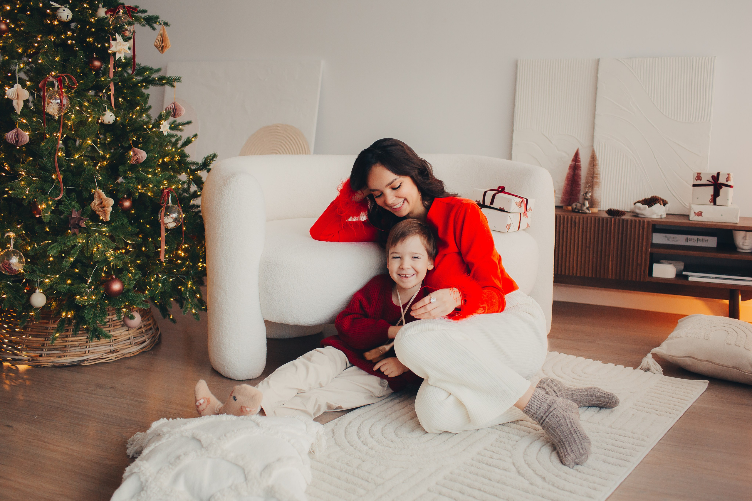 Новогодняя съёмка в студии. Фотограф Евгения Мальцева, Архангельск