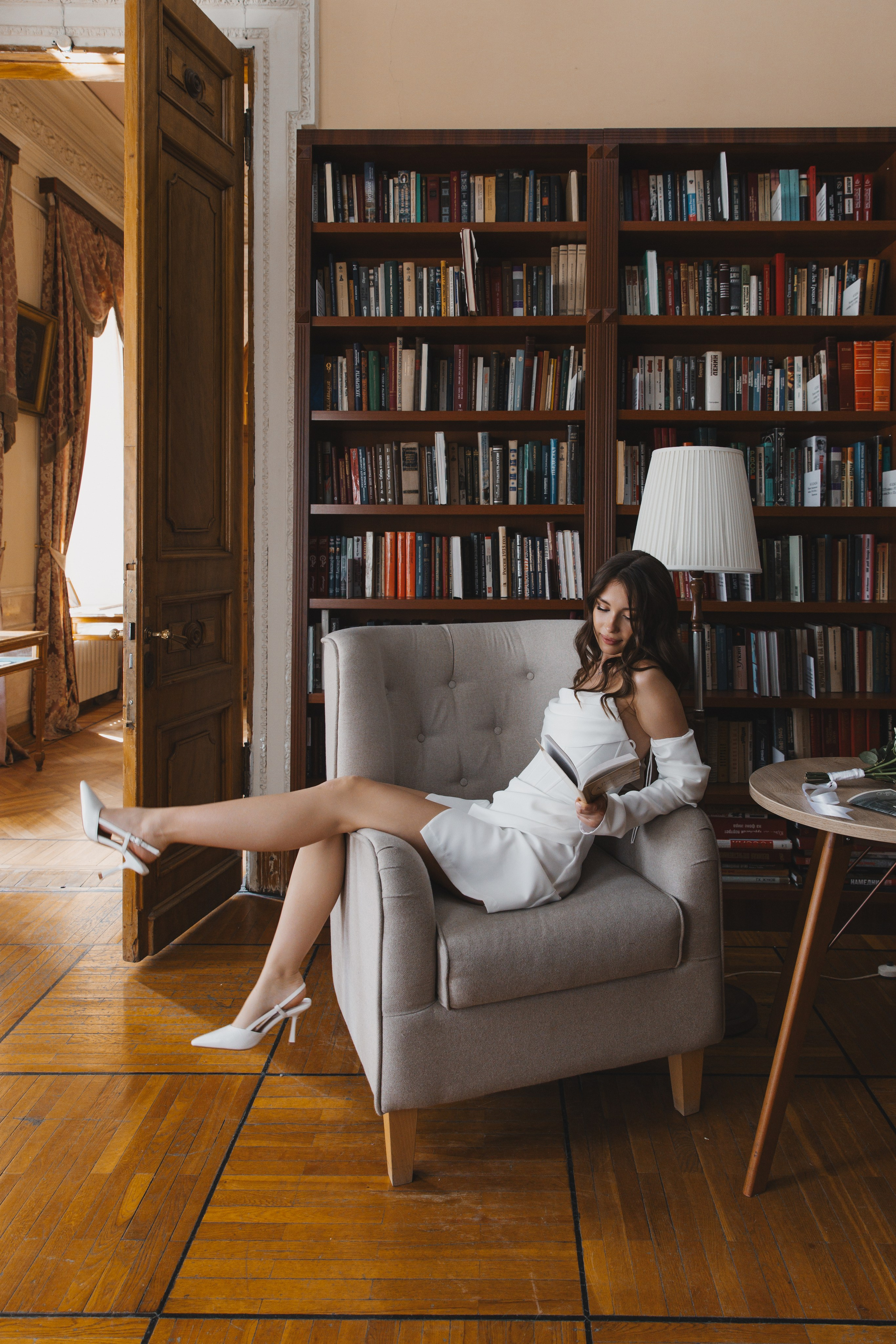 Даниил и Анастасия. Свадебная фотосессия в Библиотеке-читальне им. А. С. Пушкина. Фотограф и видеограф Анна Домашенко